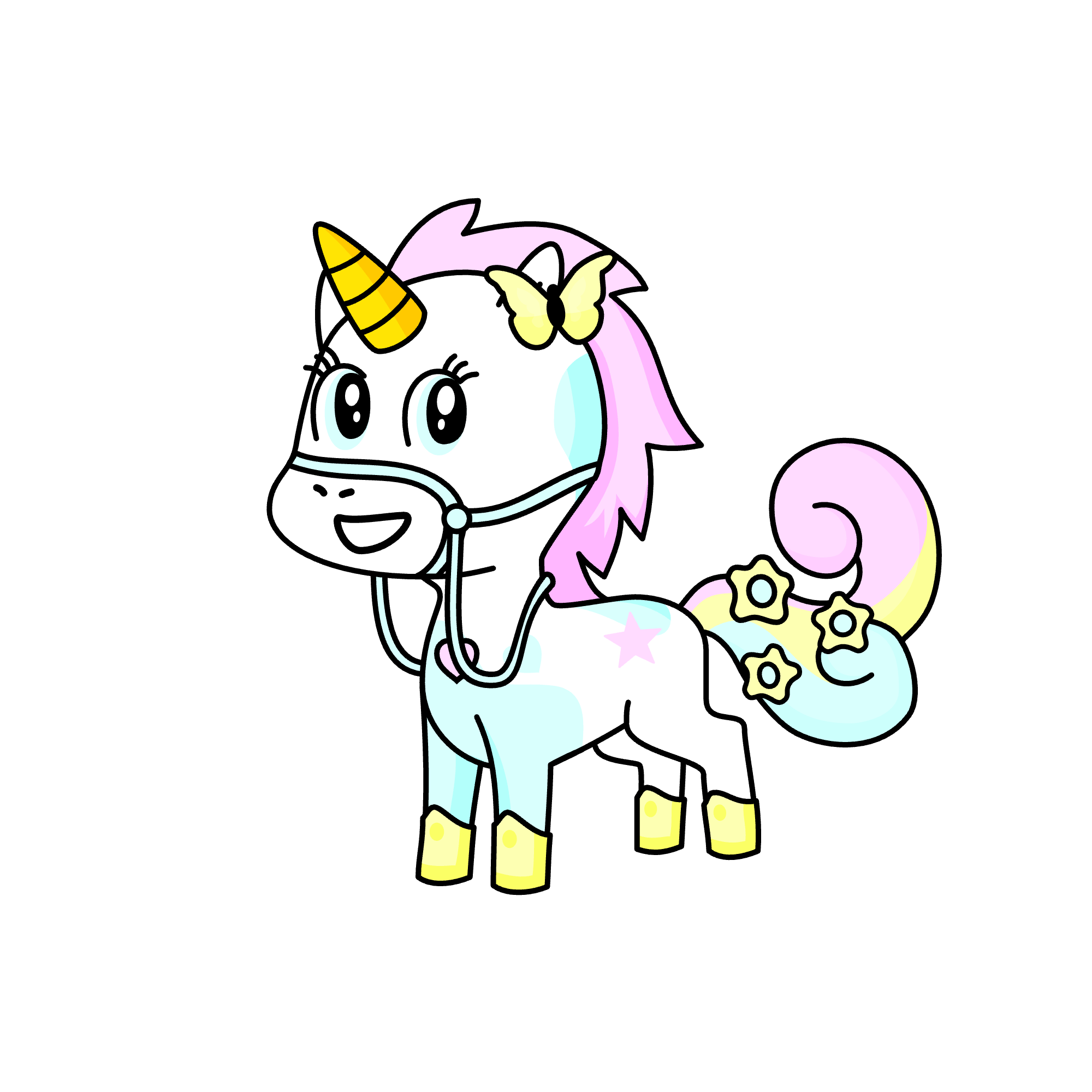 Easter Unicorn, the unicorn
