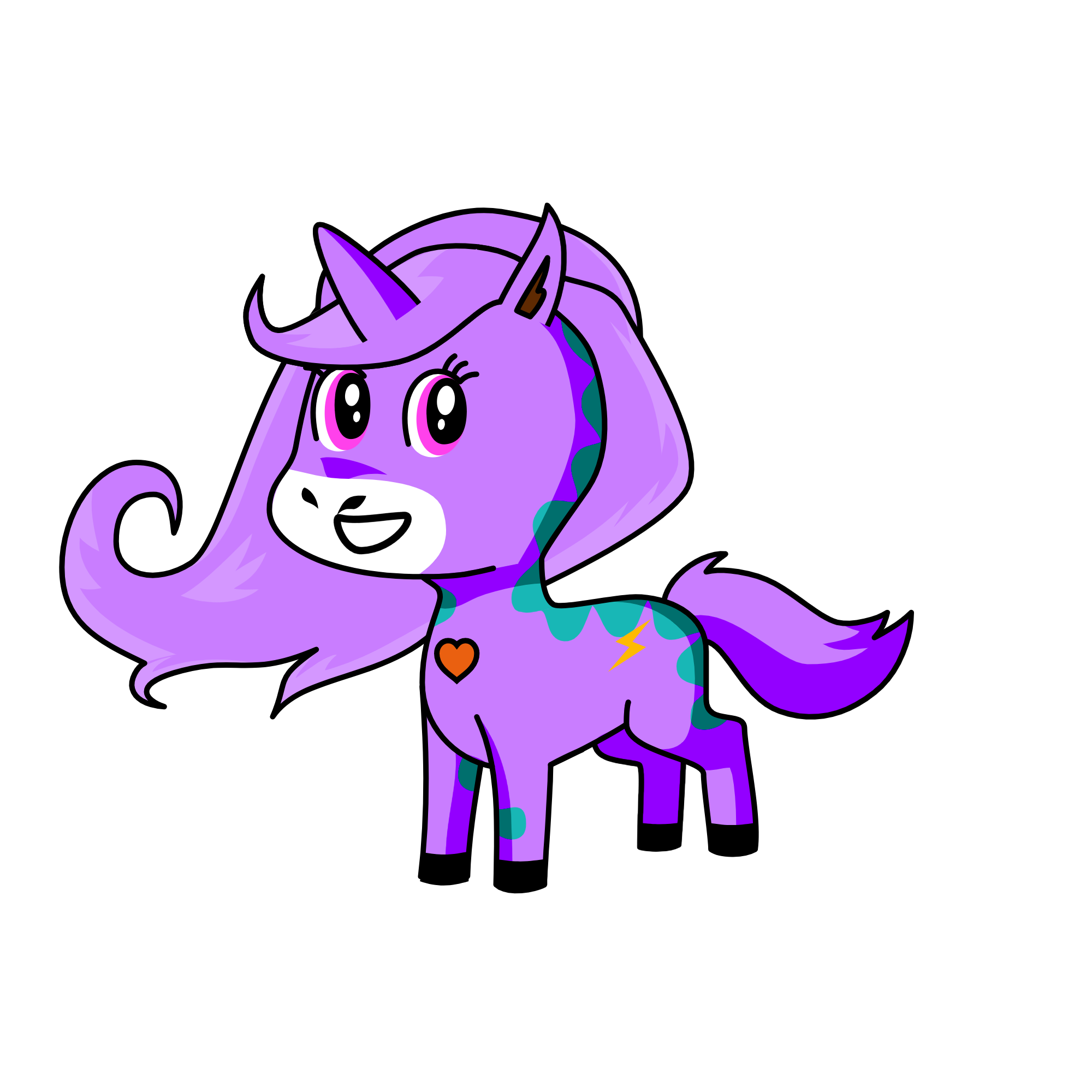 Angela, the unicorn