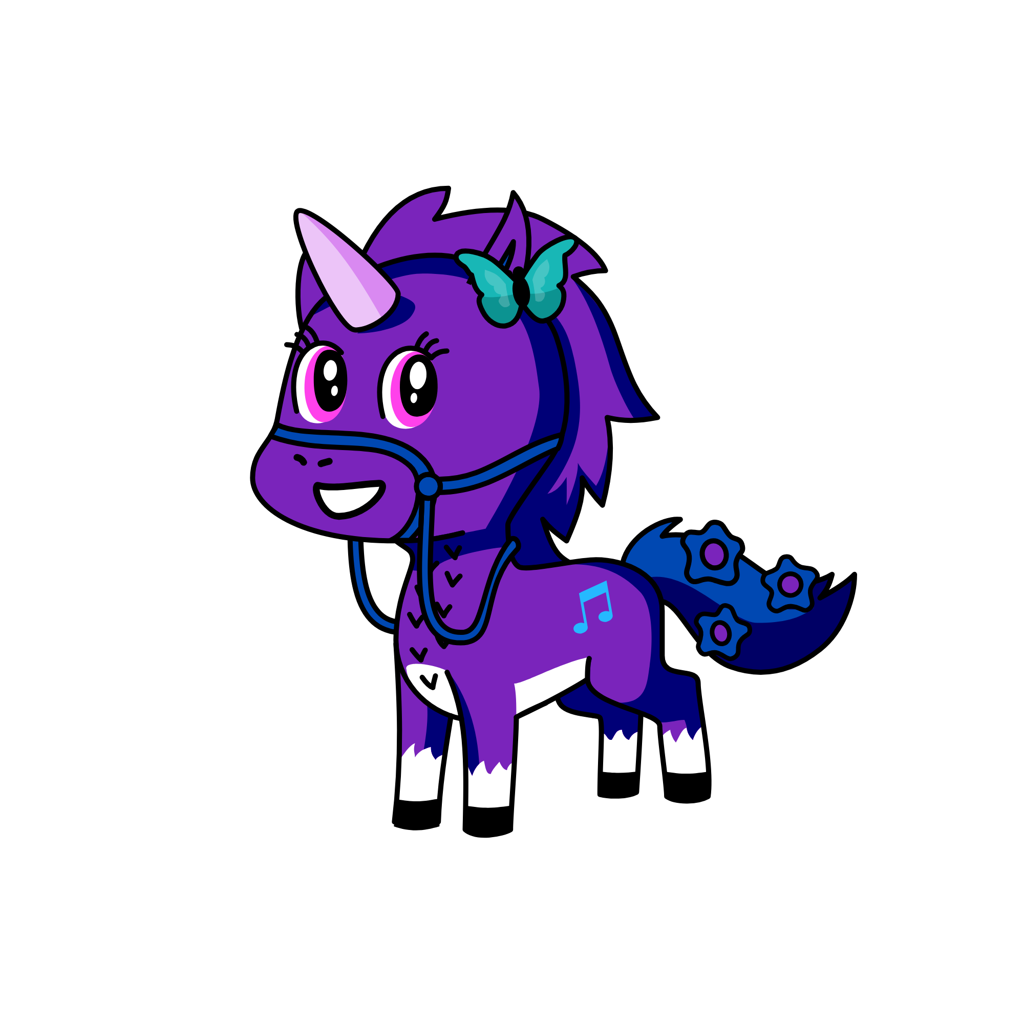 Moonbeam Feather-Wind, the unicorn