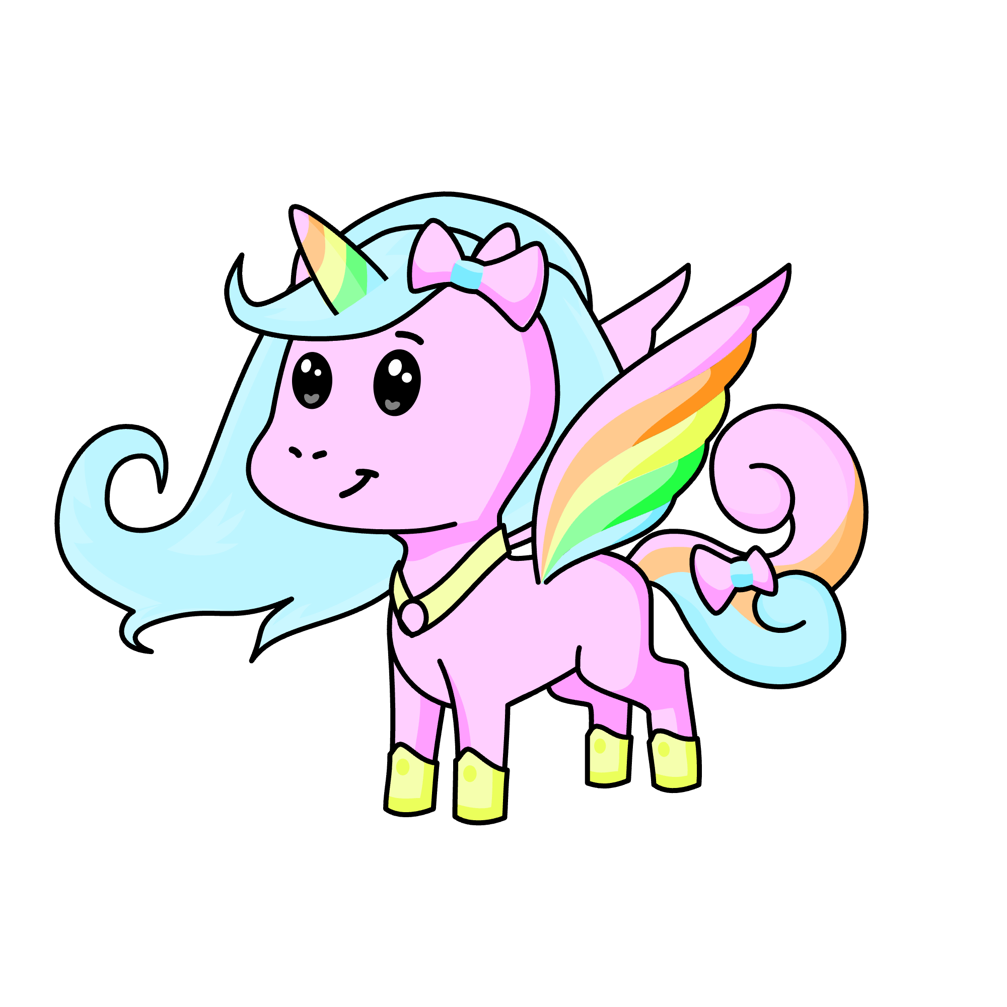 Princess Rainbow, the unicorn