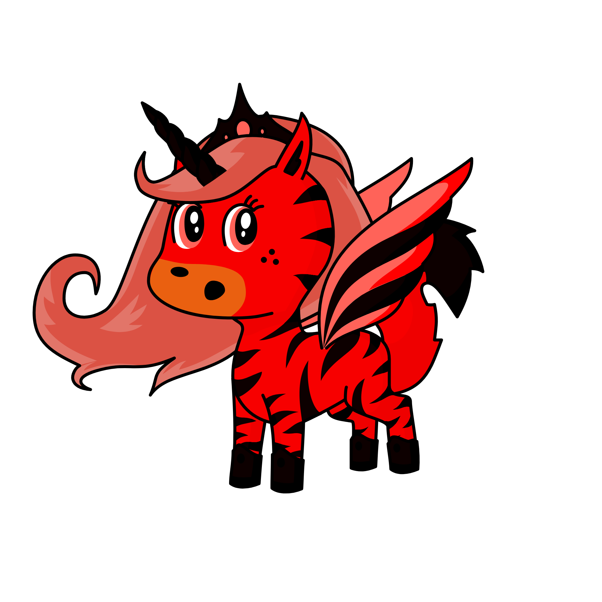 Rana pie, the unicorn