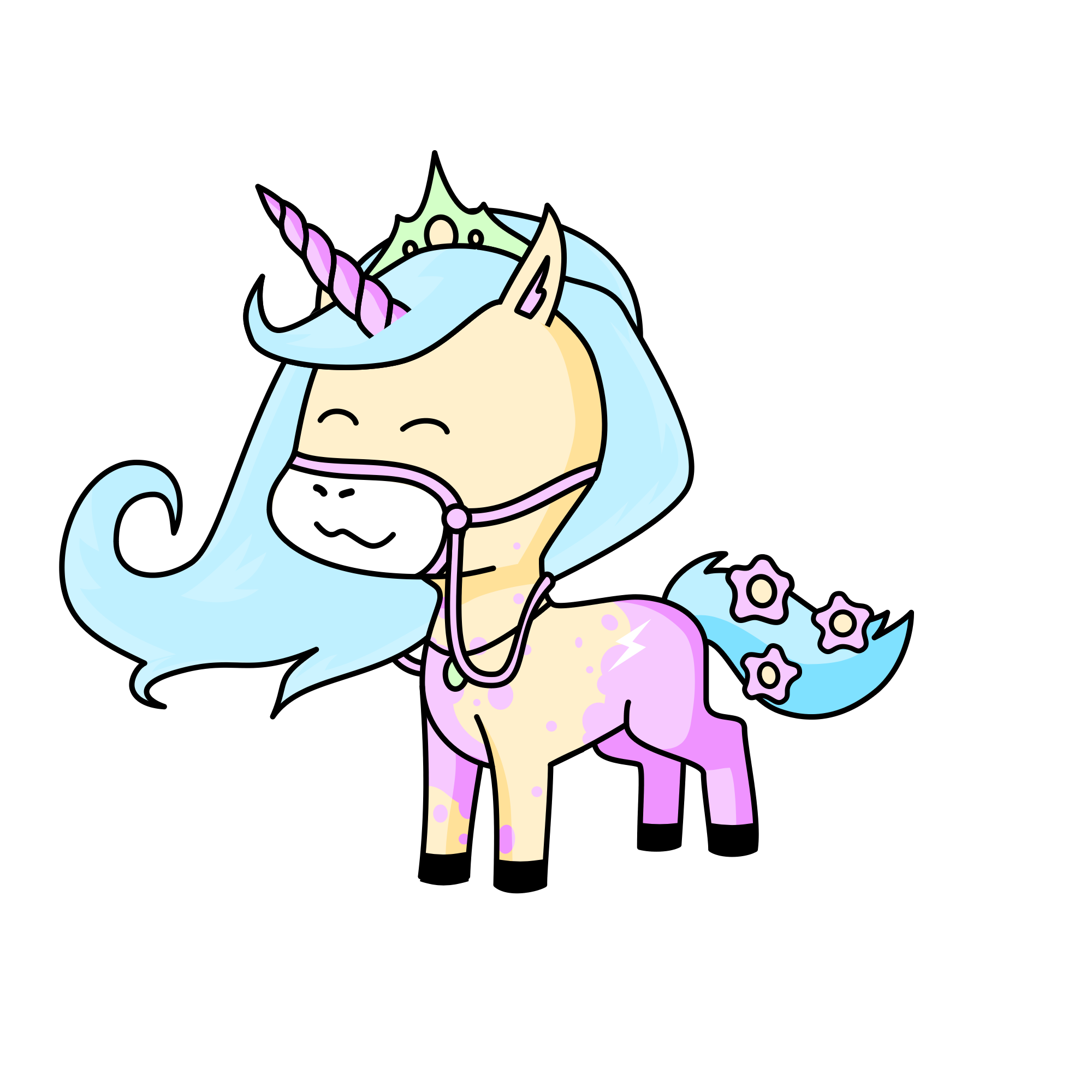 eastie the easter horse, the unicorn