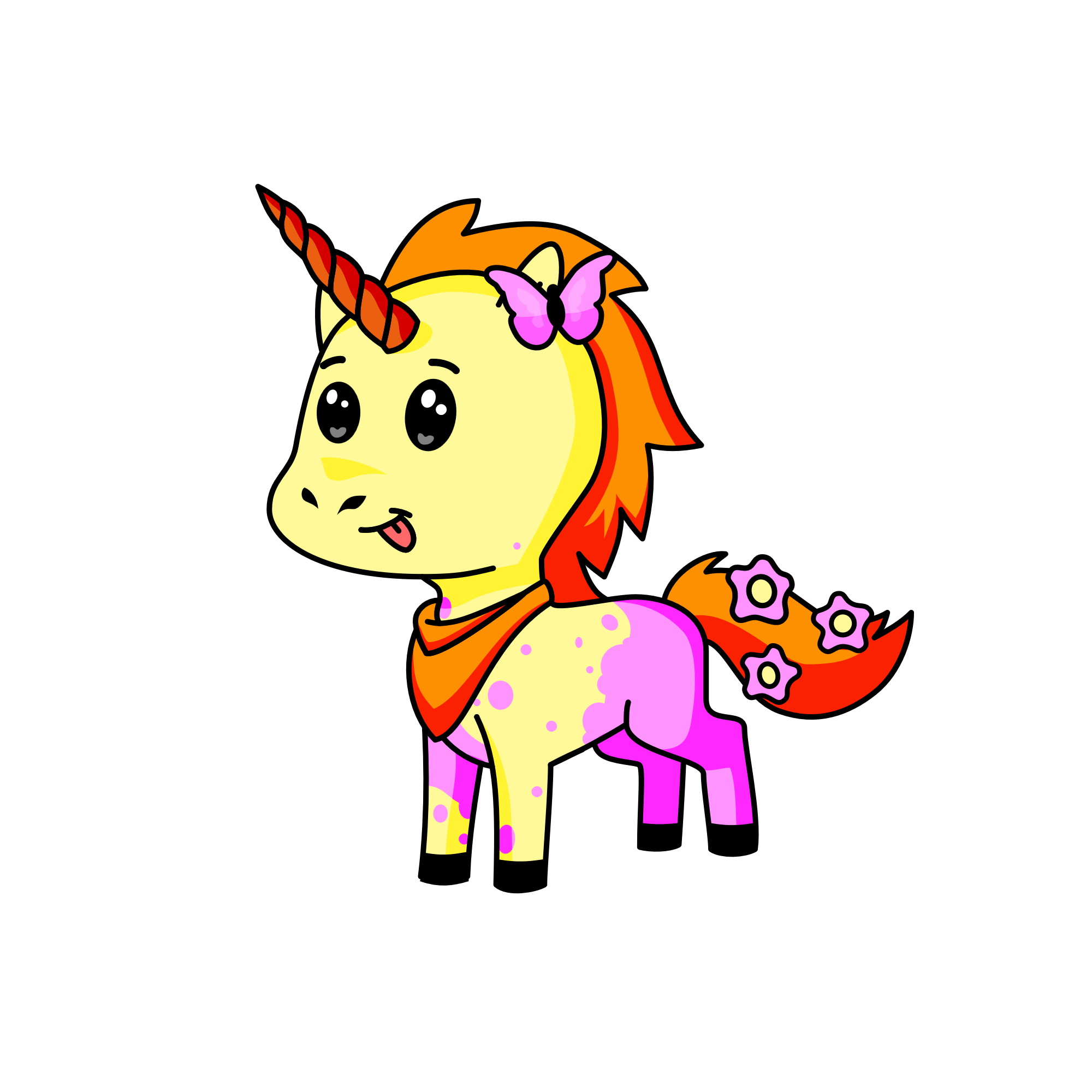Bufly, the unicorn