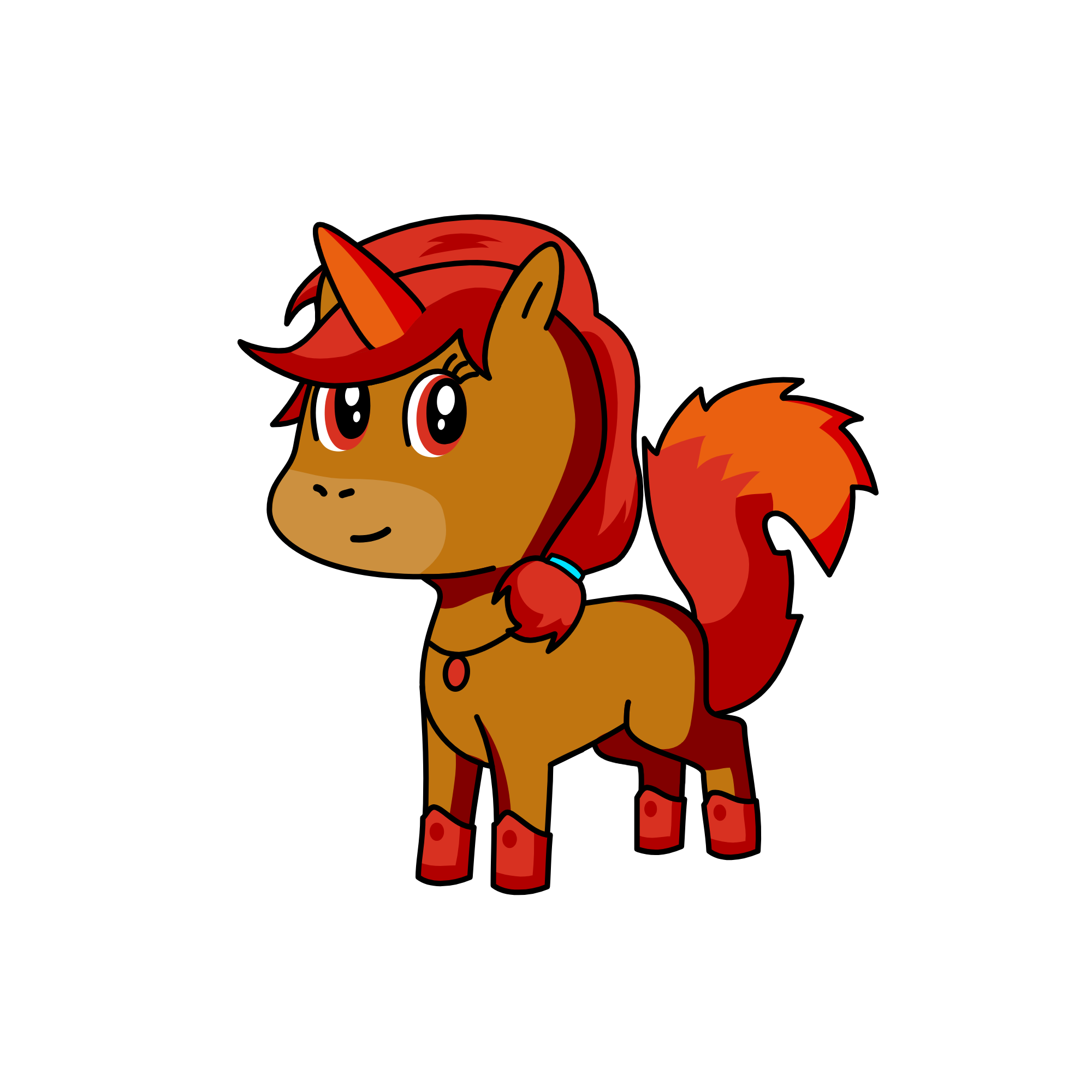 Fire Blitz, the unicorn