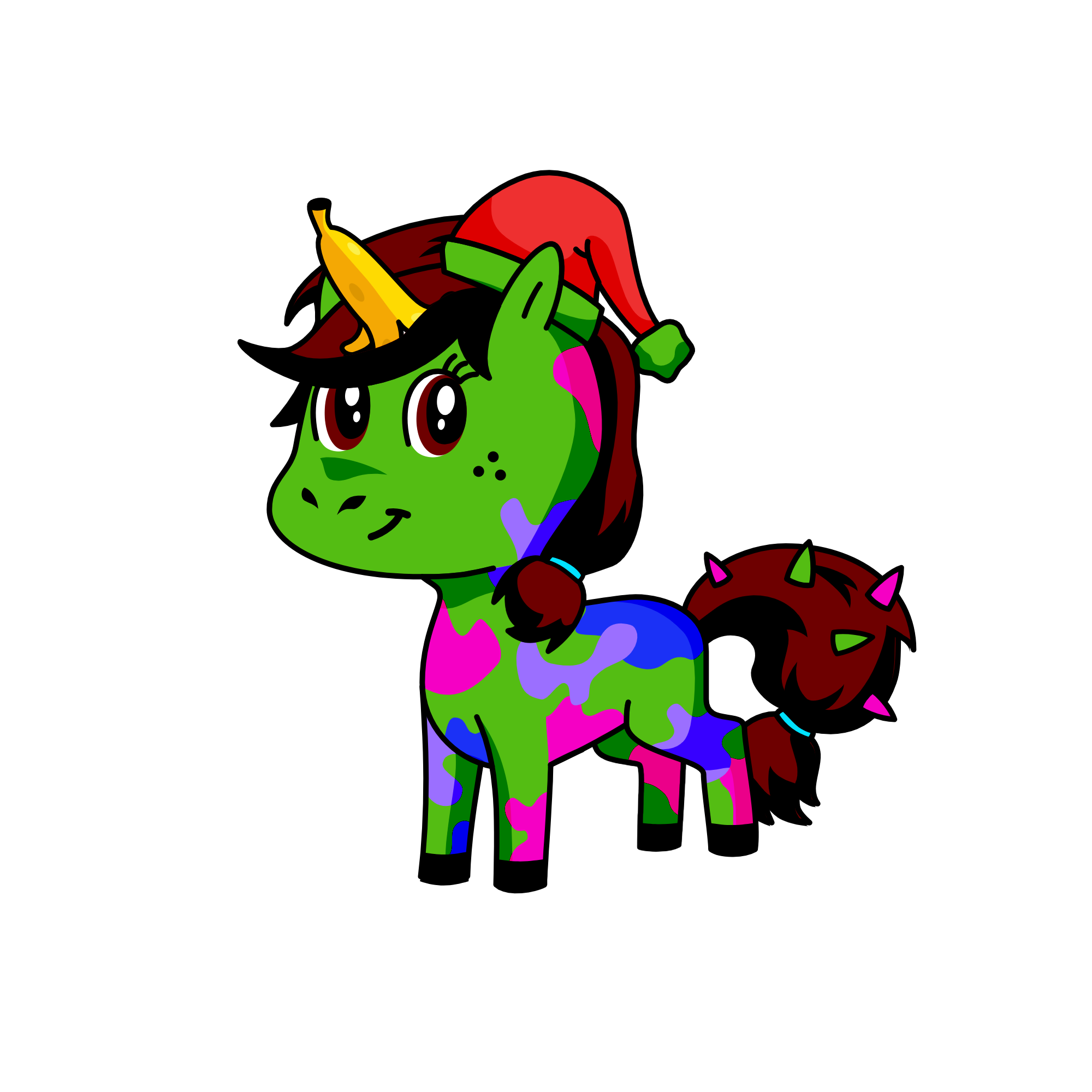 Harlow, the unicorn