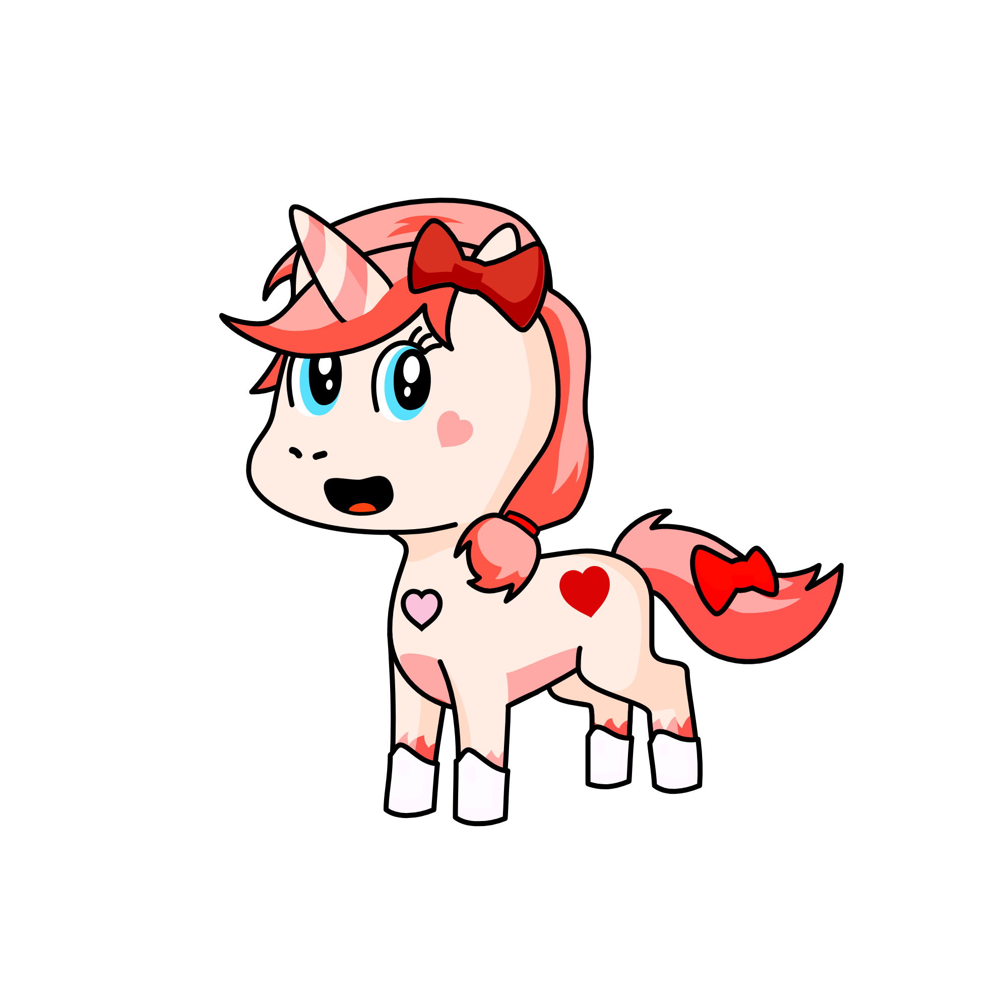 Sayori from DOKI DOKI, the unicorn