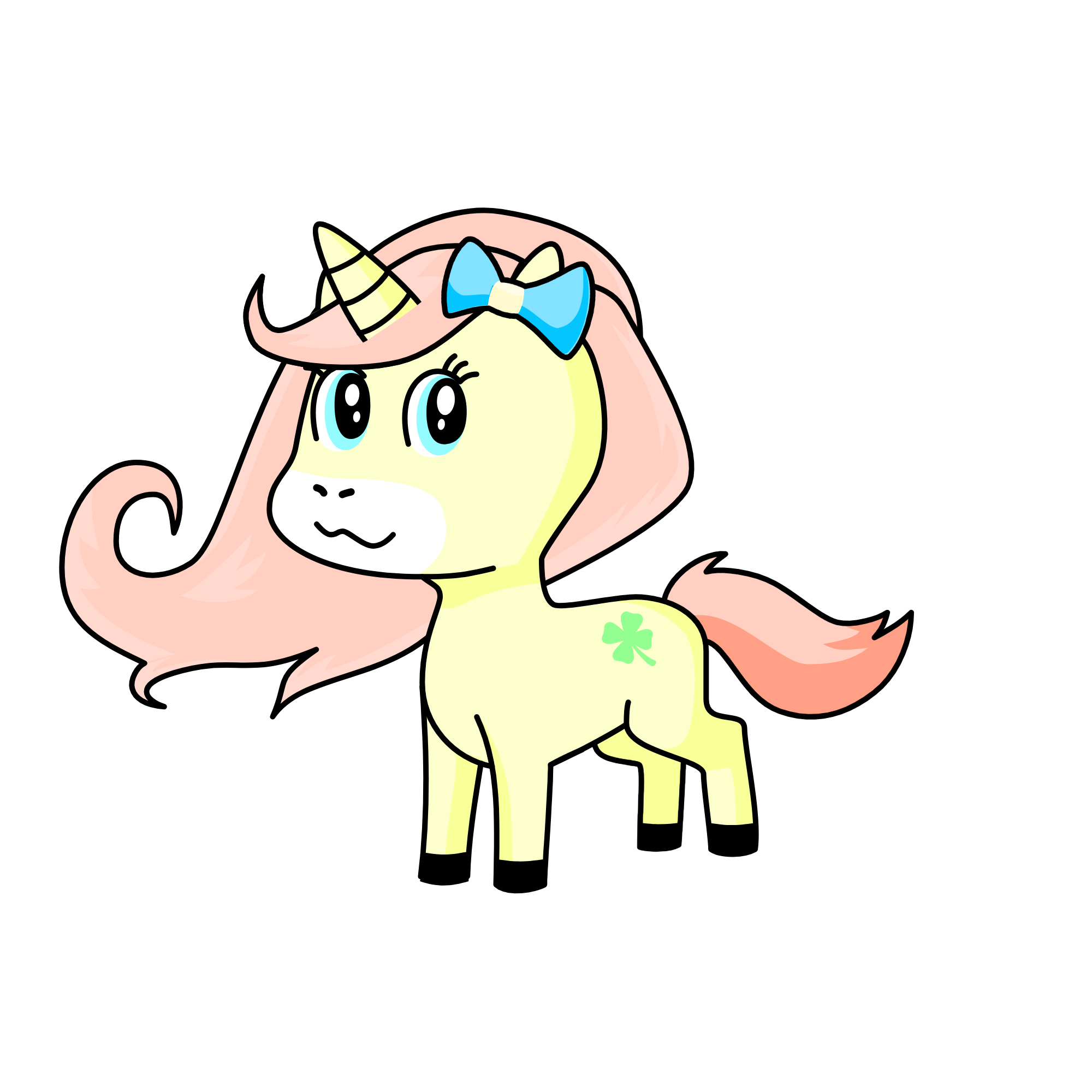 Fluttershy, the unicorn