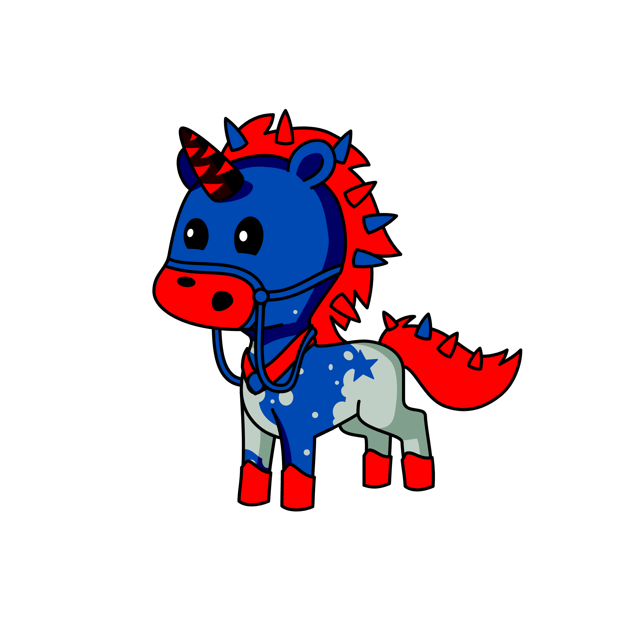Lucario, the unicorn