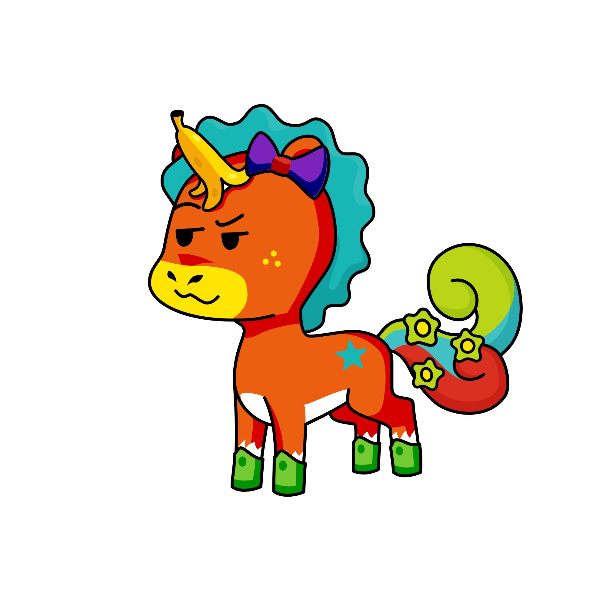 suss banana, the unicorn