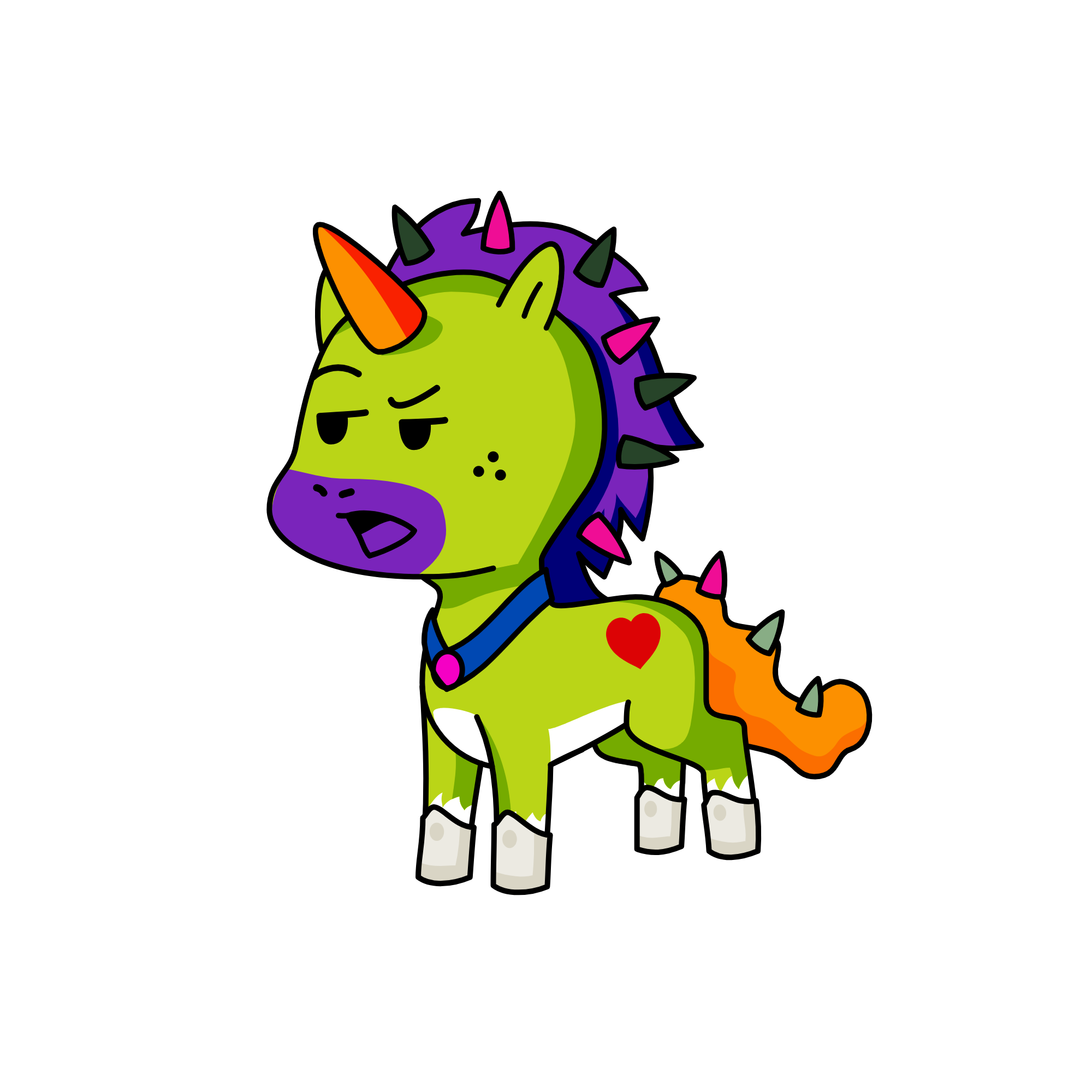 ASSHOLE, the unicorn