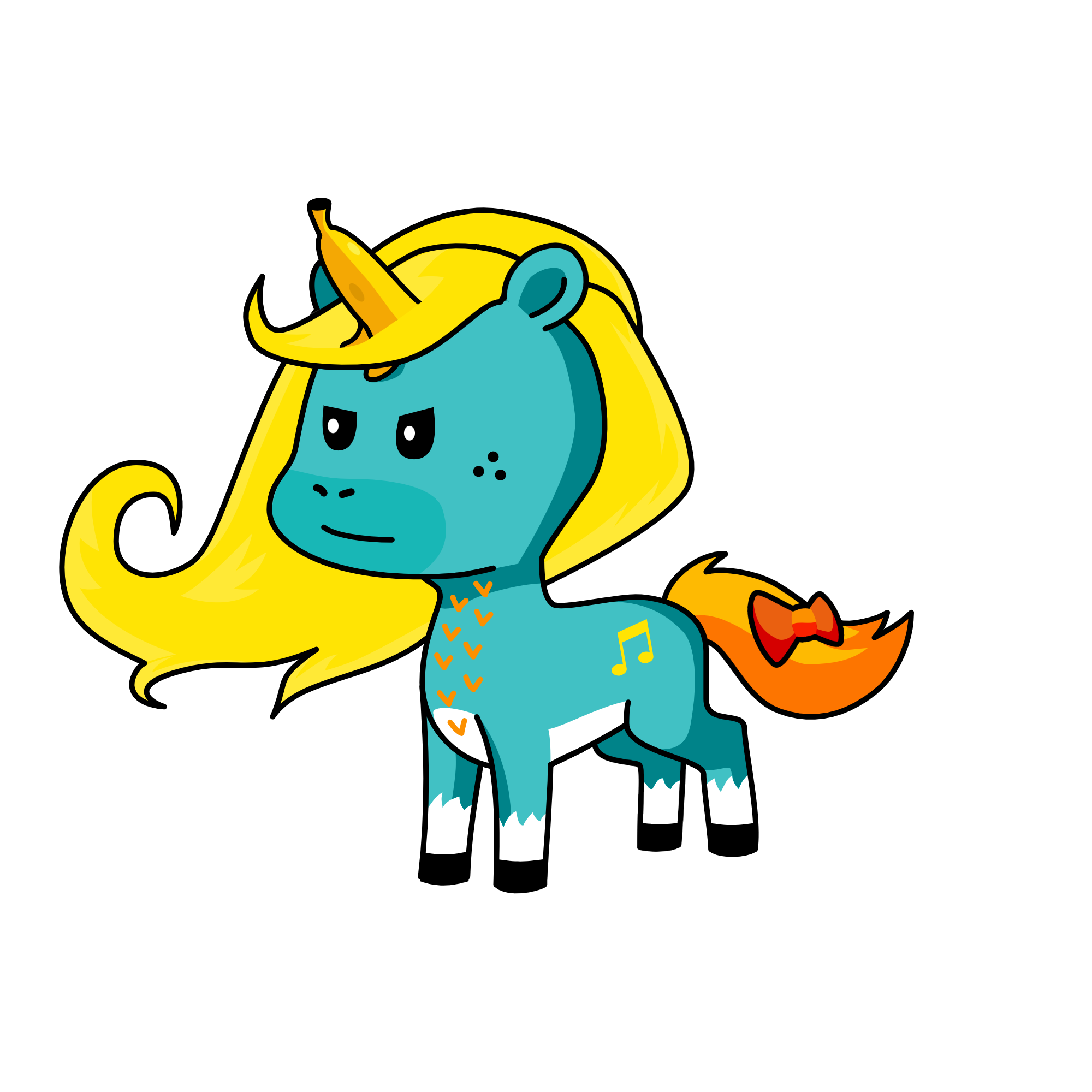 FUn Corn K, the unicorn