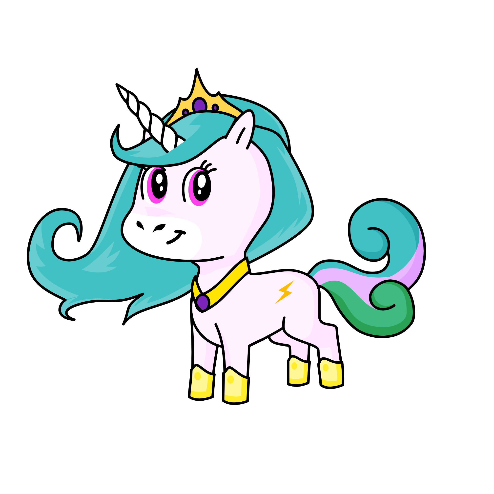 Princess Celestia, the unicorn