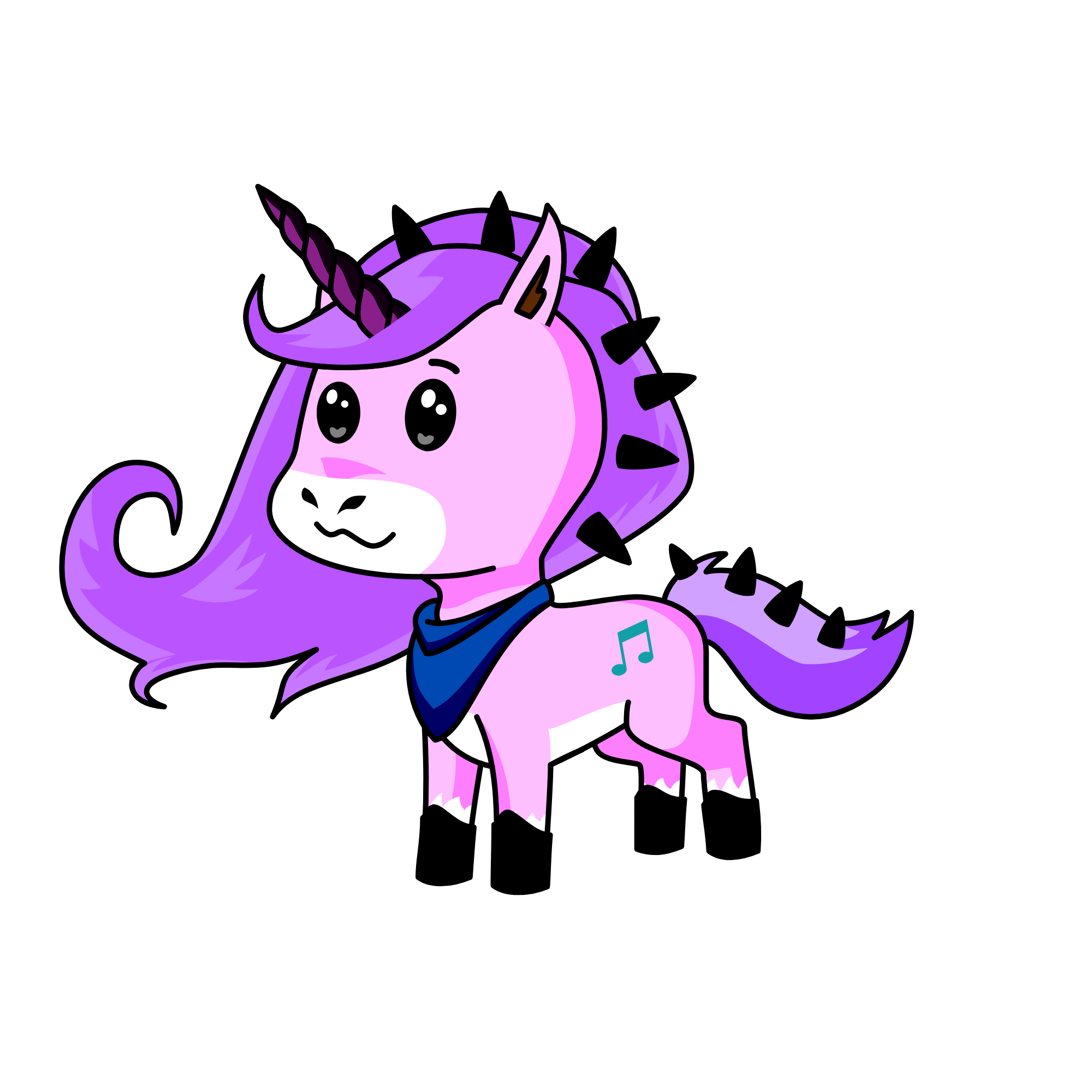 Shade, the unicorn