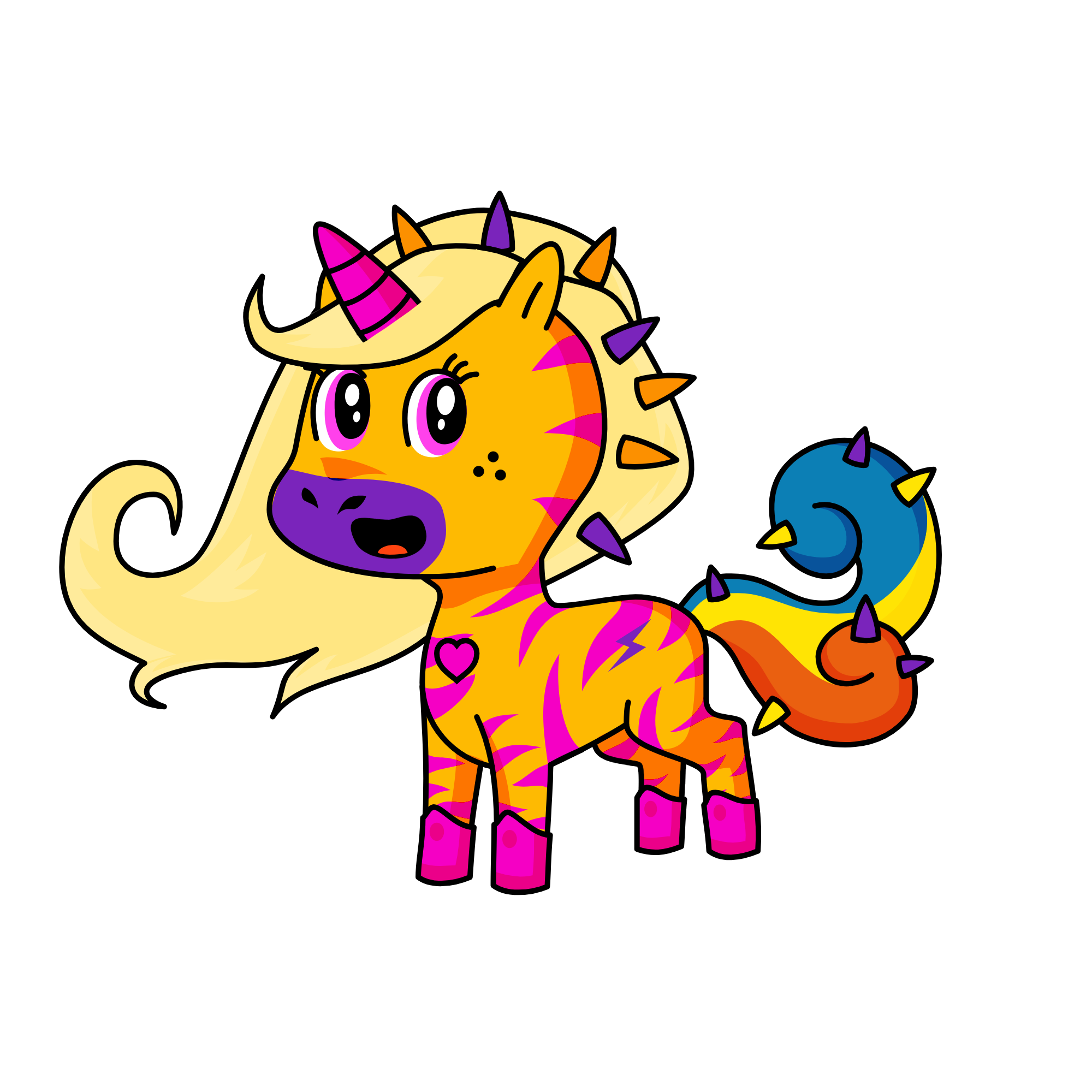 Viking, the unicorn