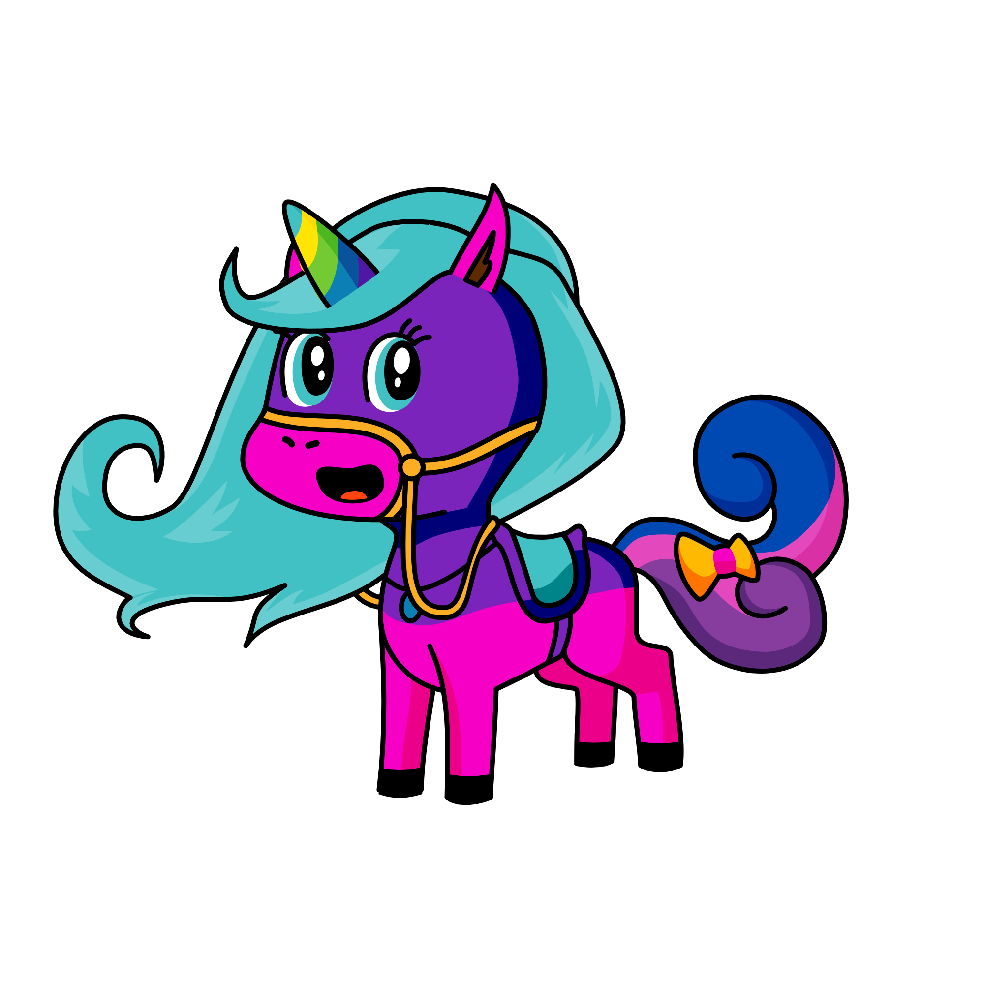 Mittens, the unicorn