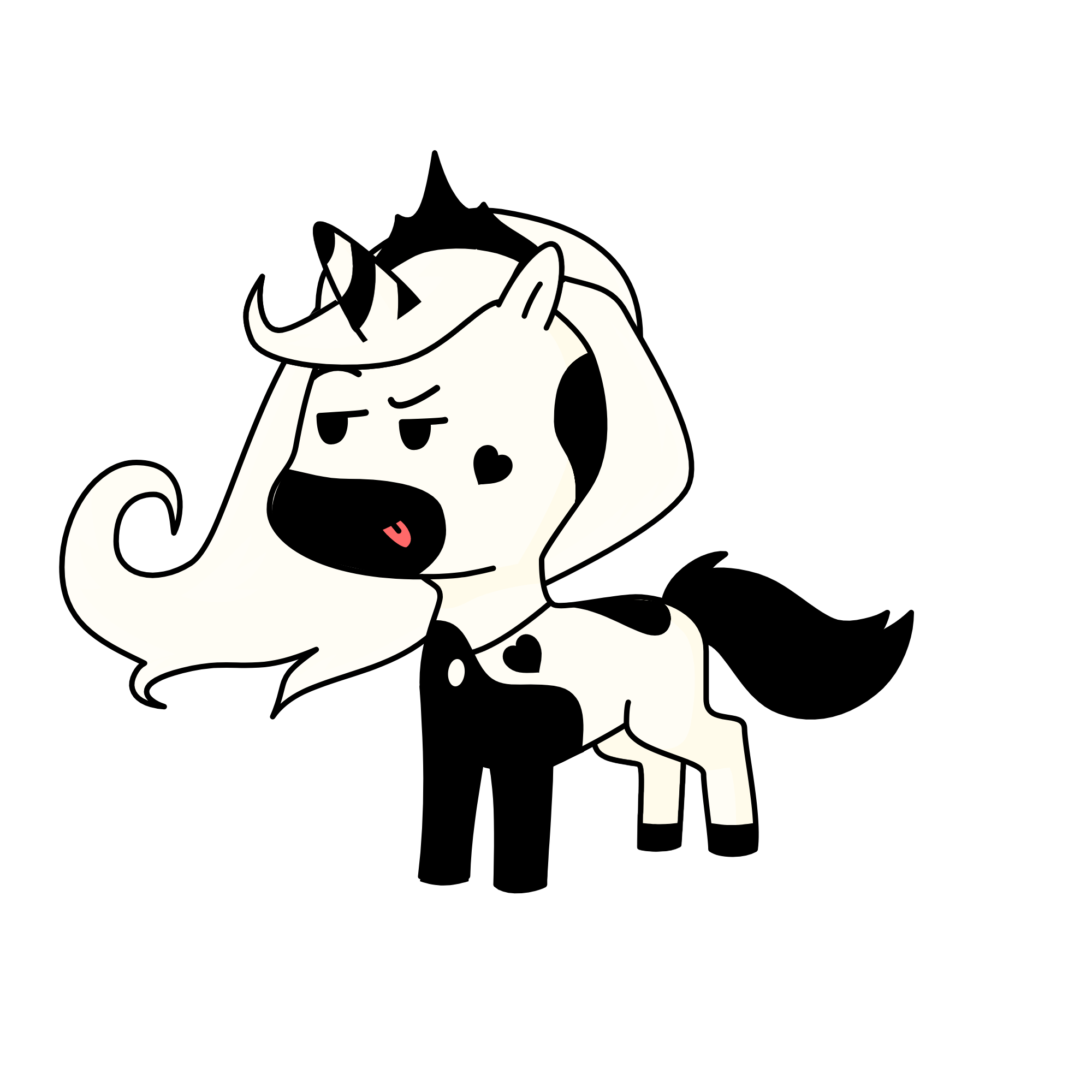 Moonlight, the unicorn