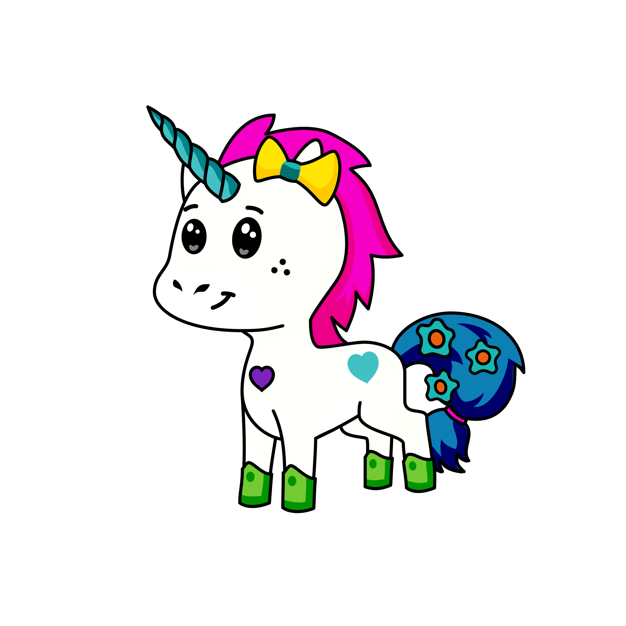 Nighty, the unicorn