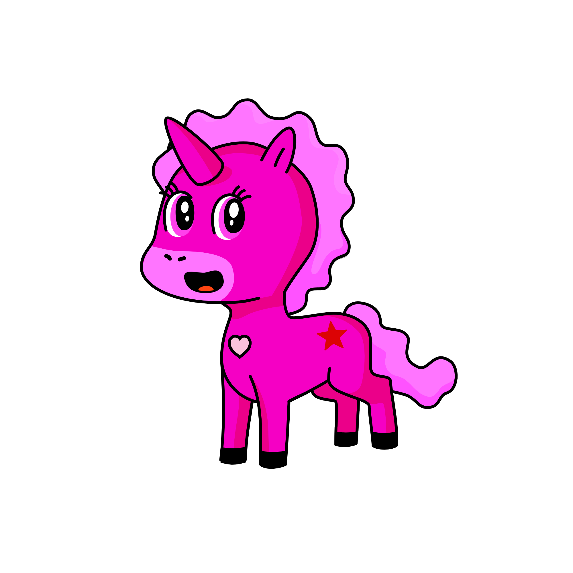 pinkie pie, the unicorn