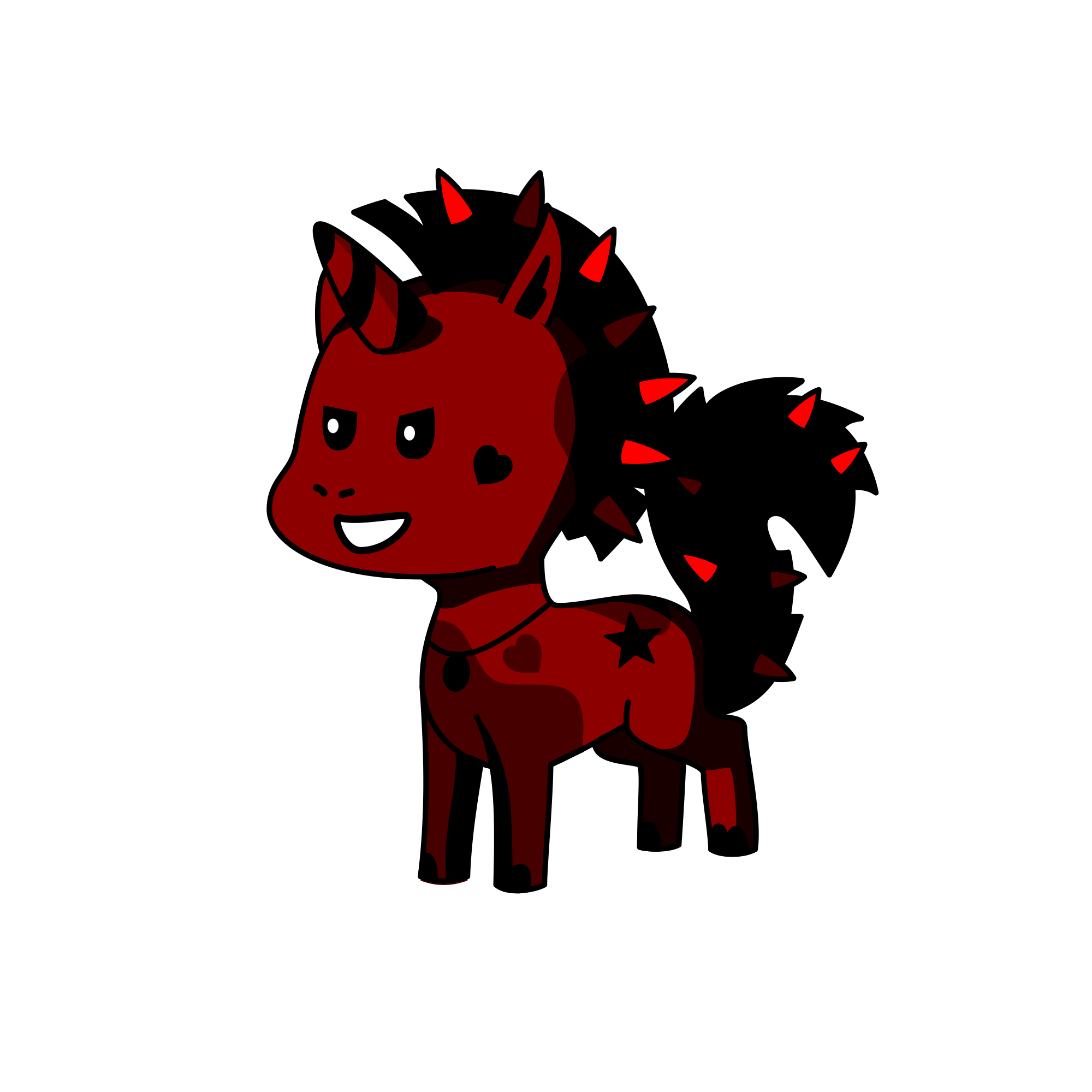 Punk emo rockstar , the unicorn