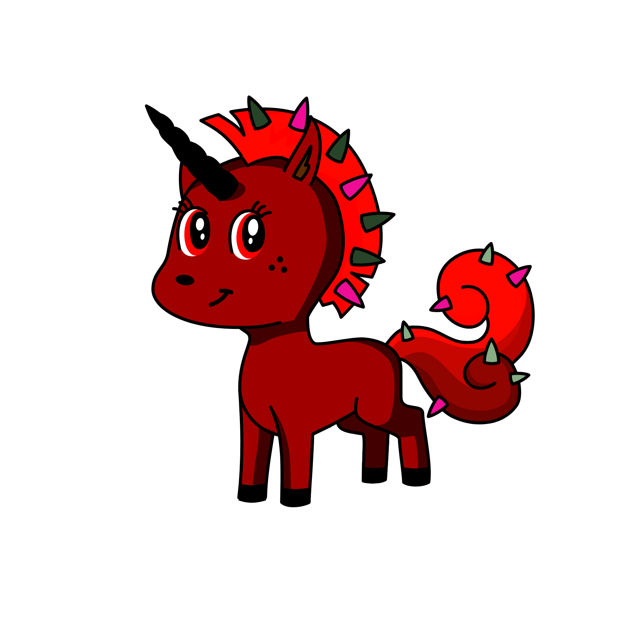 Spawn of Satan. This is my unicorn's name. It is a long name because I want to see if there is a cha, the unicorn