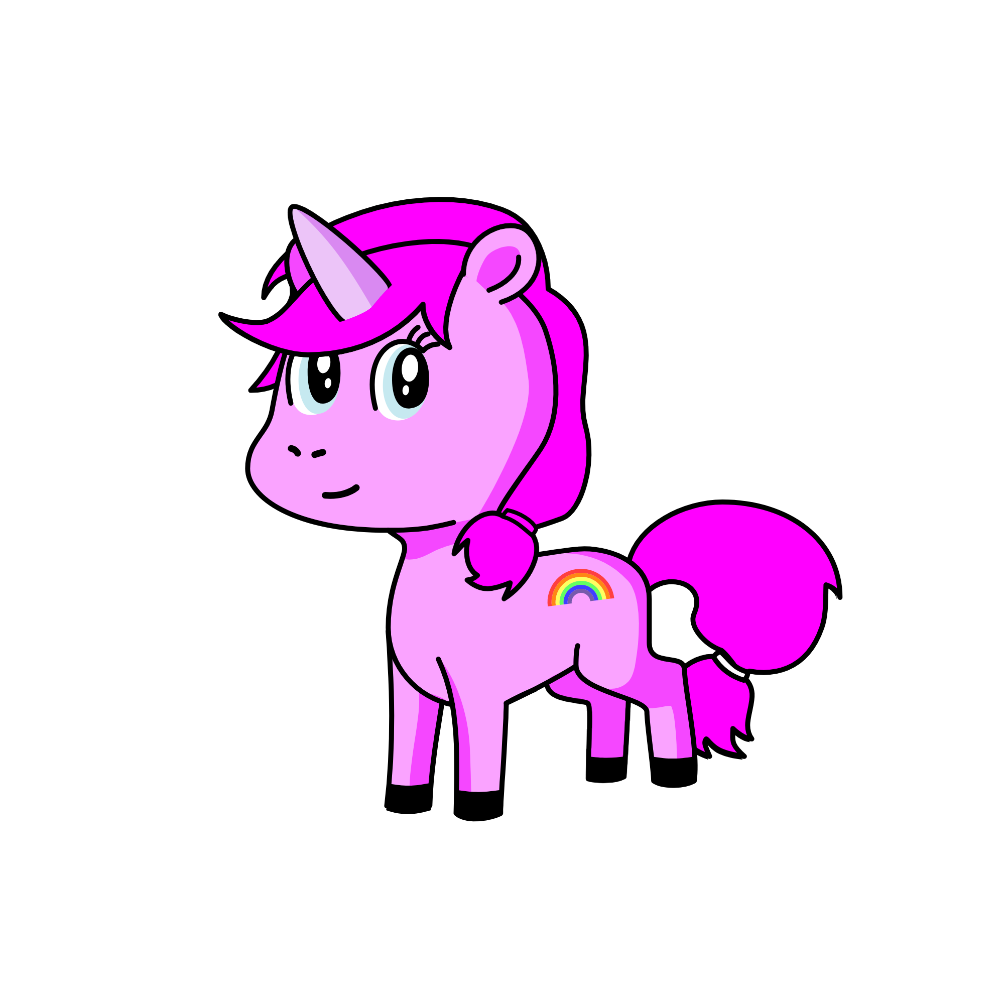 Pinkie pie, the unicorn