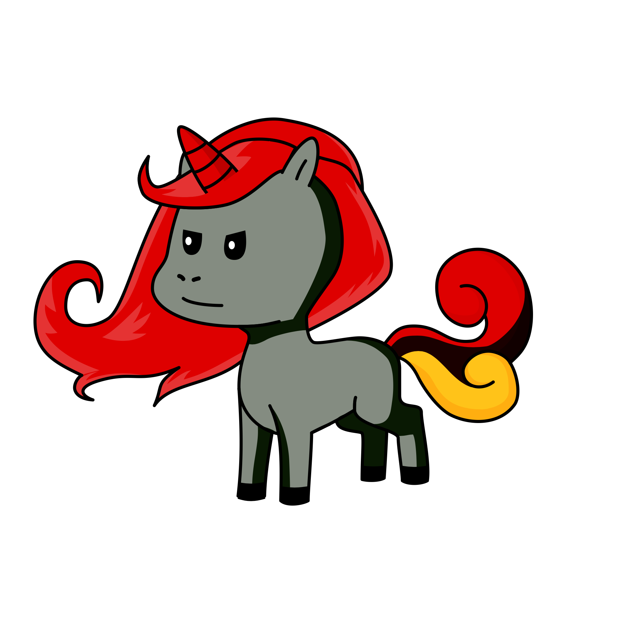 Moody , the unicorn