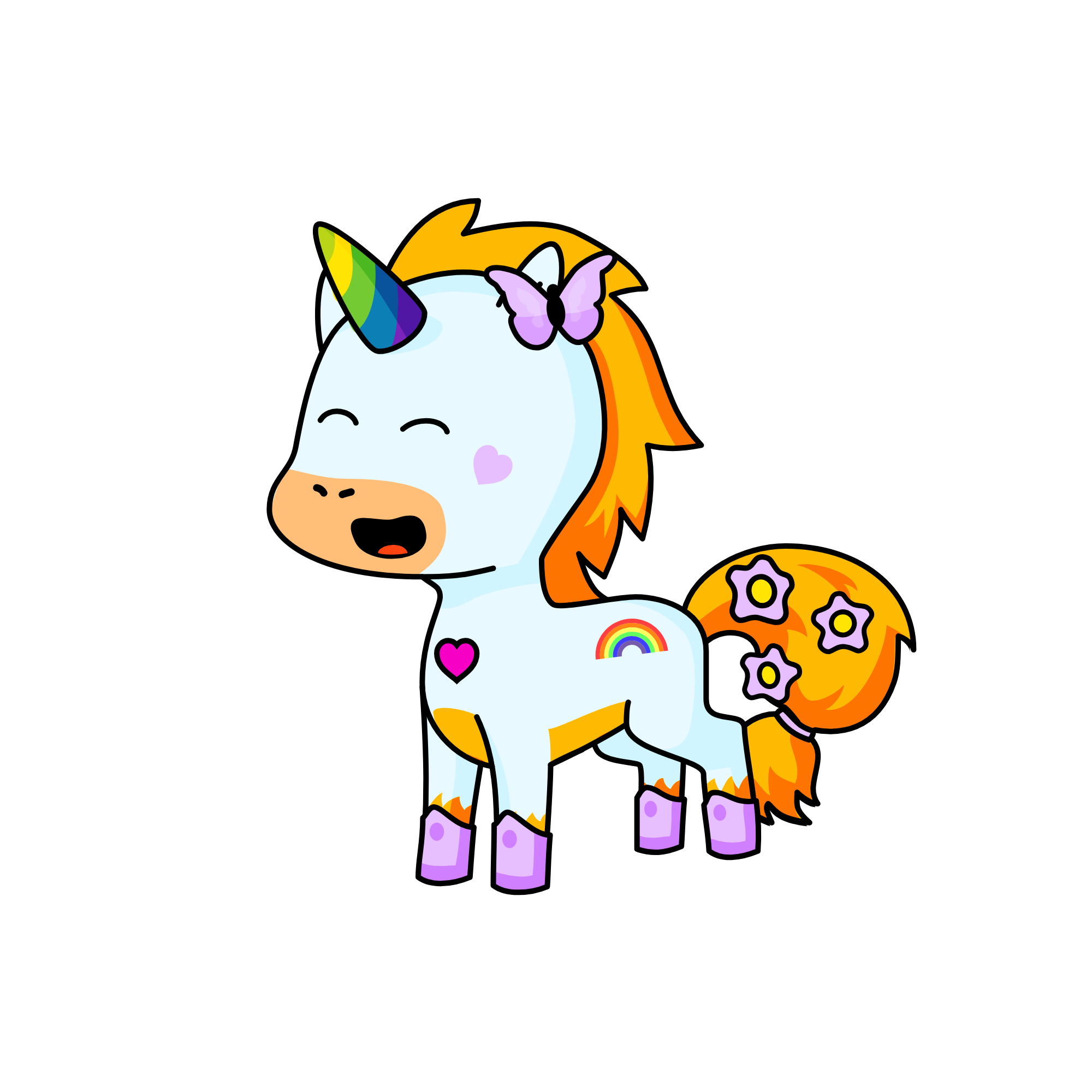 beude, the unicorn