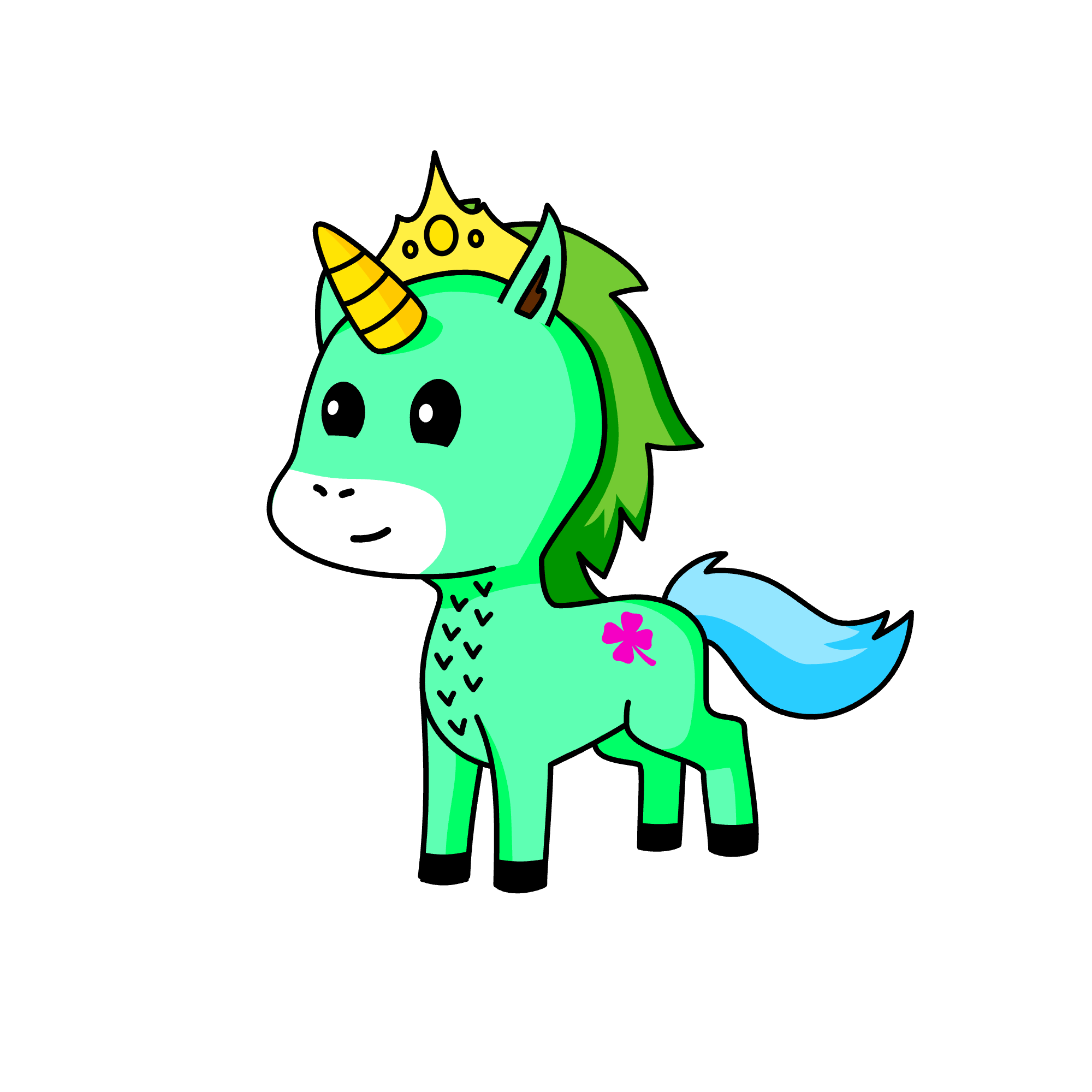 Queen booty booster, the unicorn