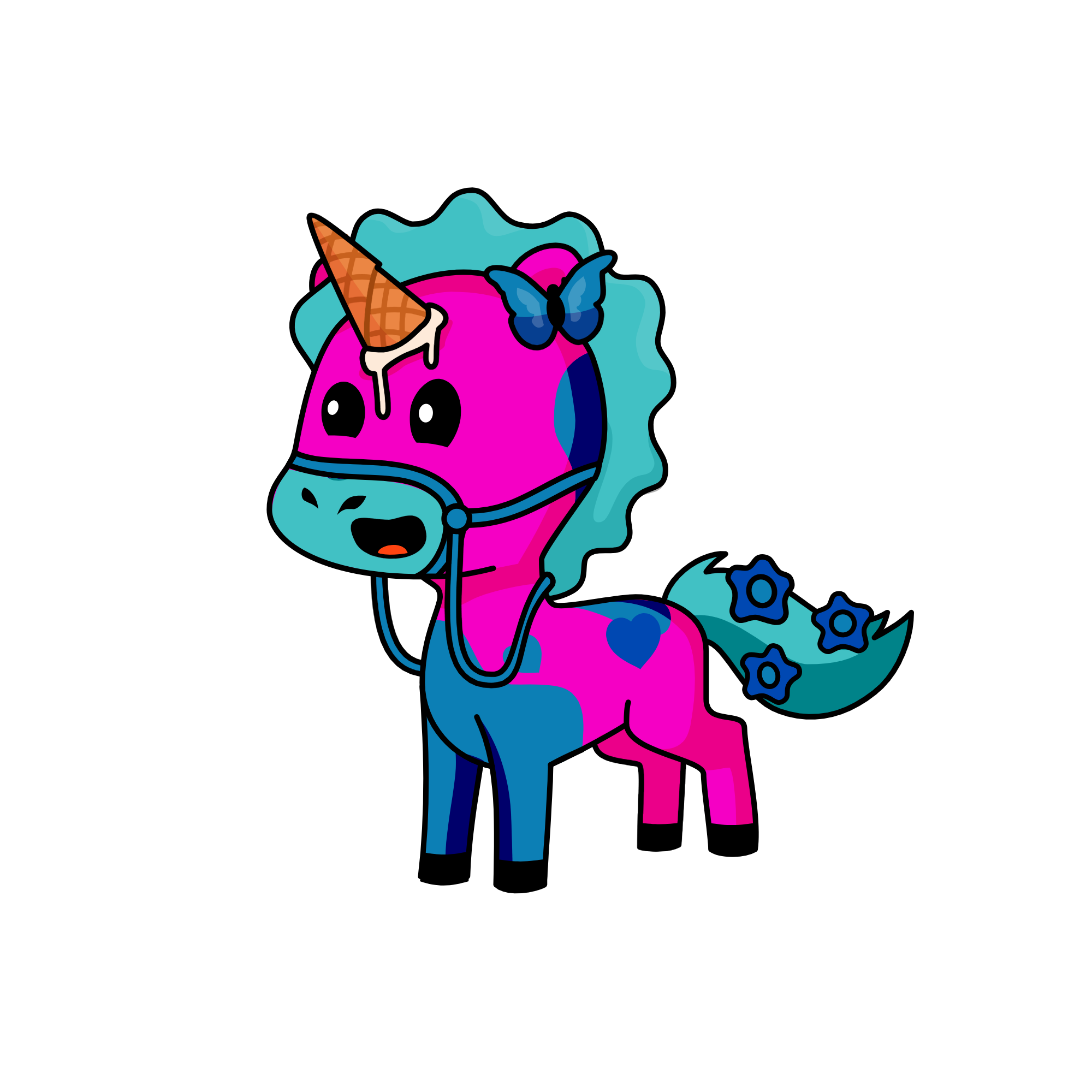 Doodlez, the unicorn