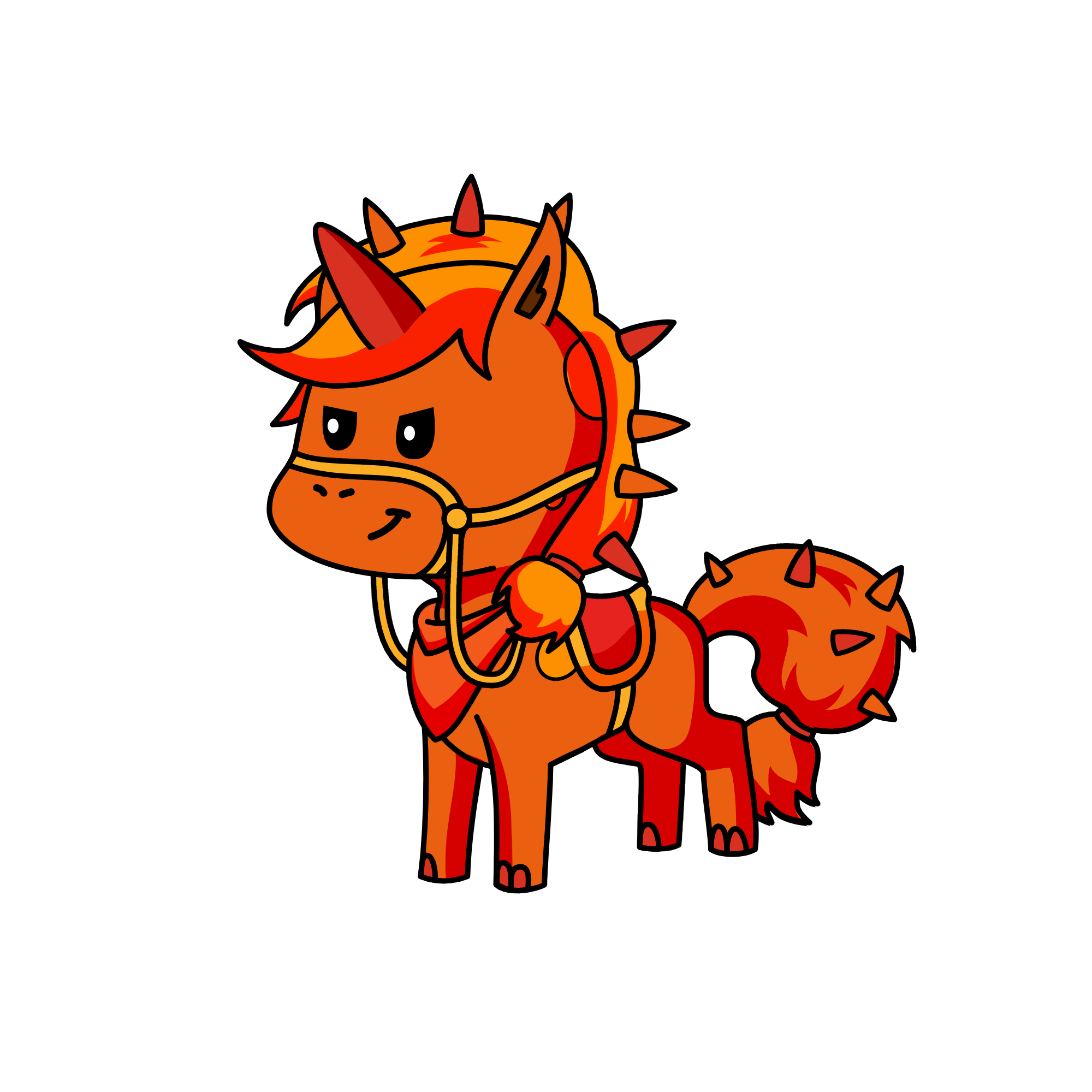 Fire, the unicorn