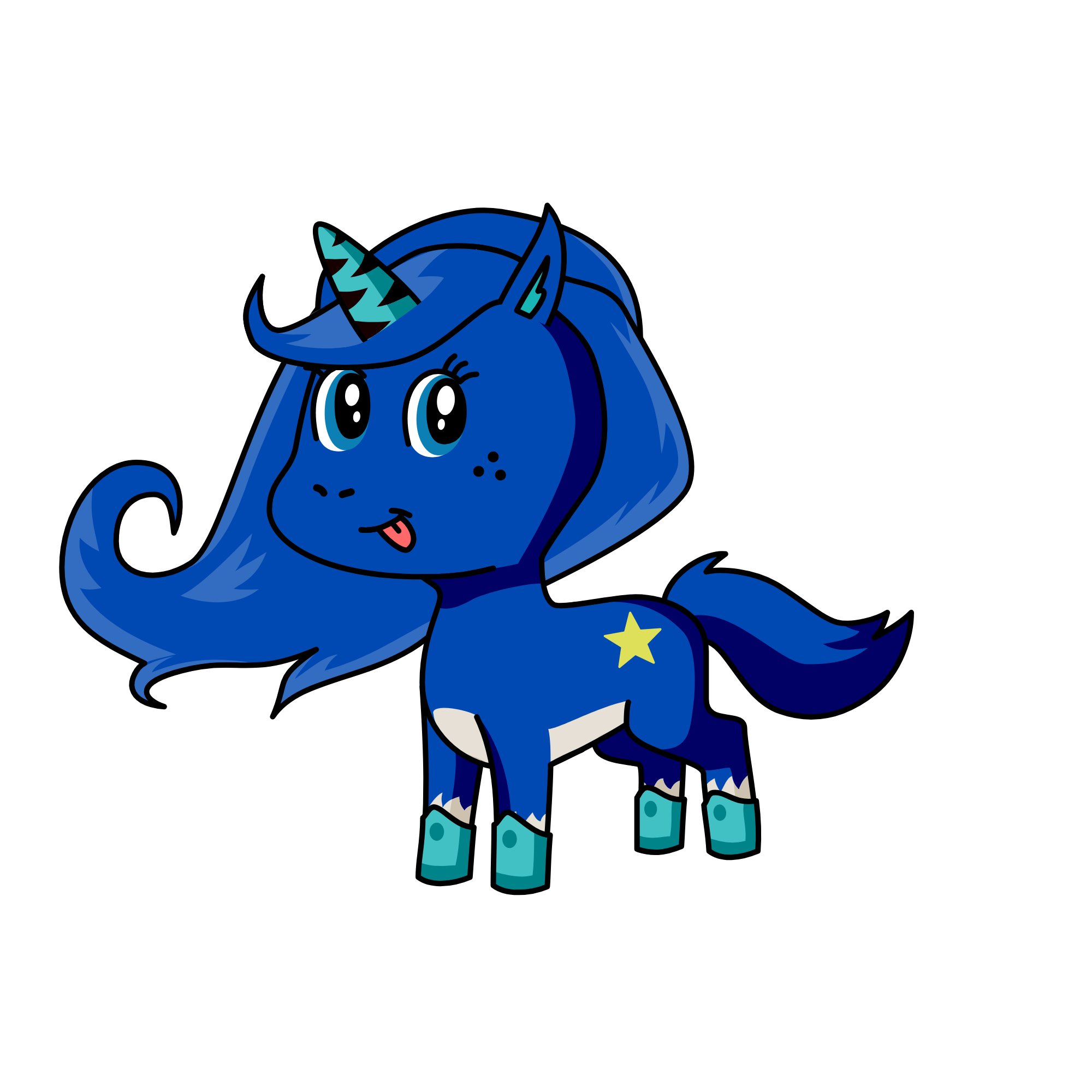 cinderella, the unicorn