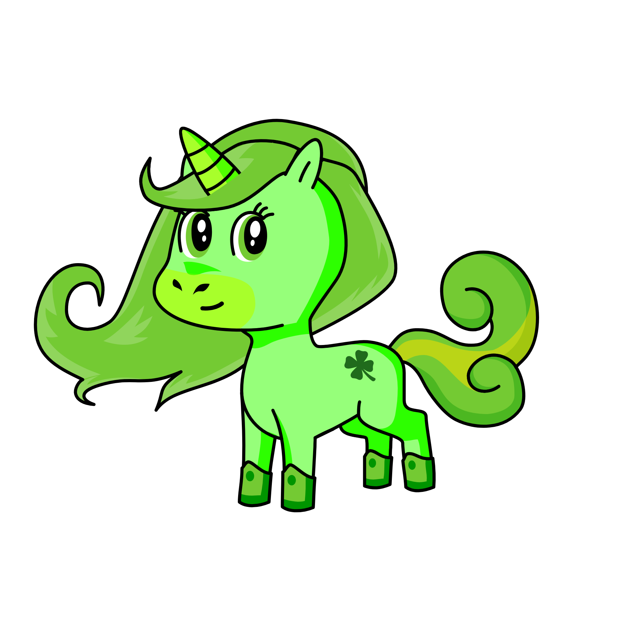 Minty, the unicorn
