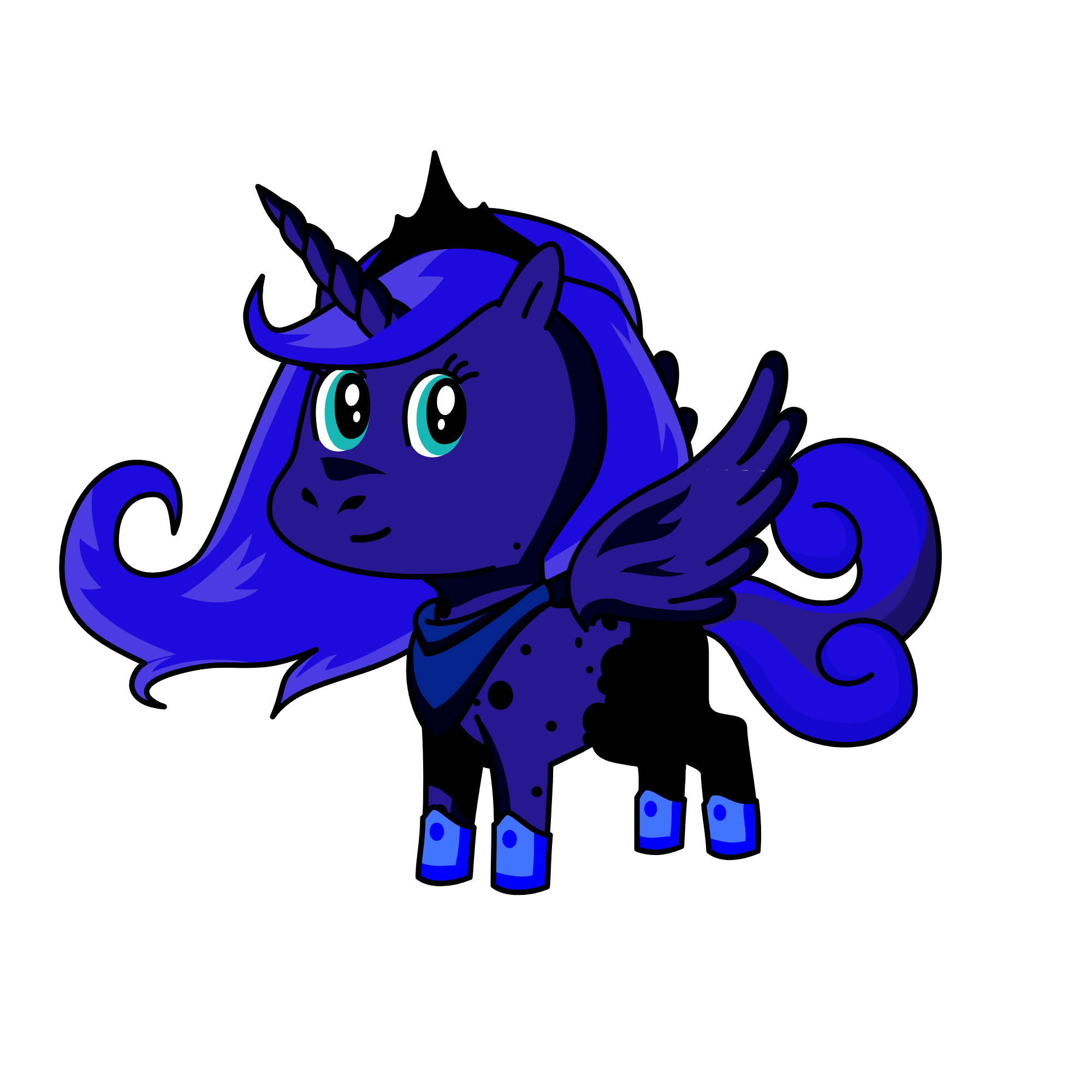 Princess Luna, the unicorn