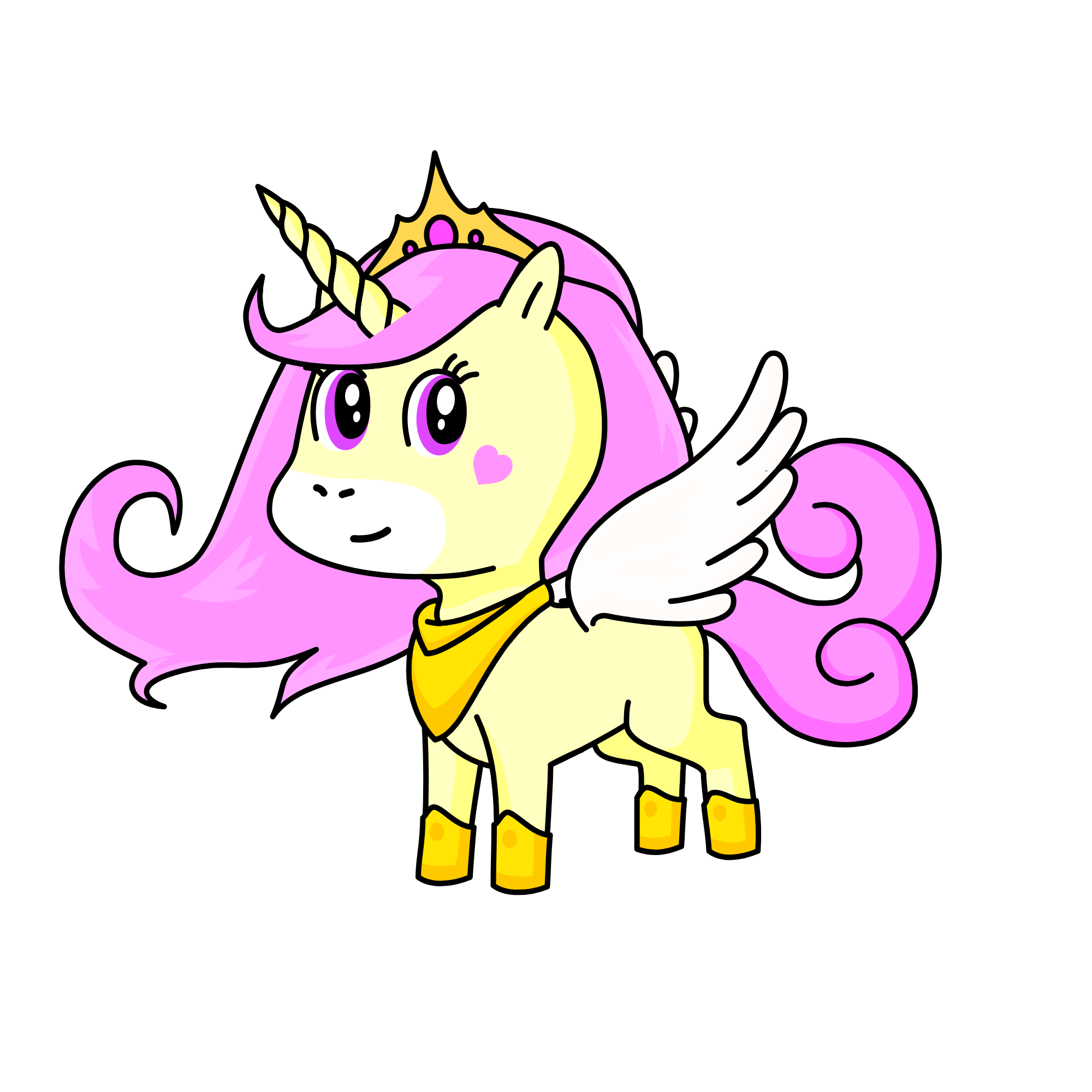 Princess Peach, the unicorn