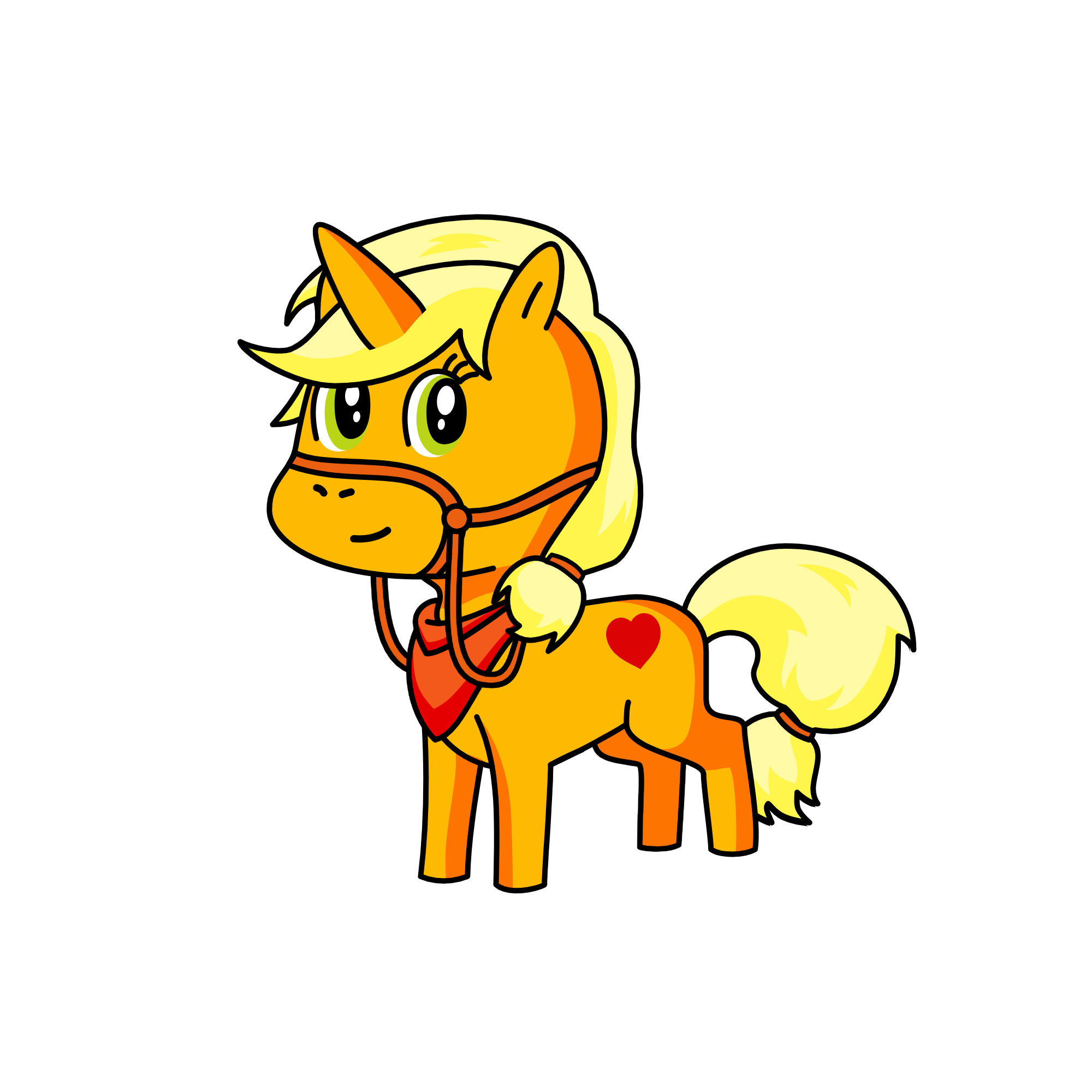 Applejack, the unicorn