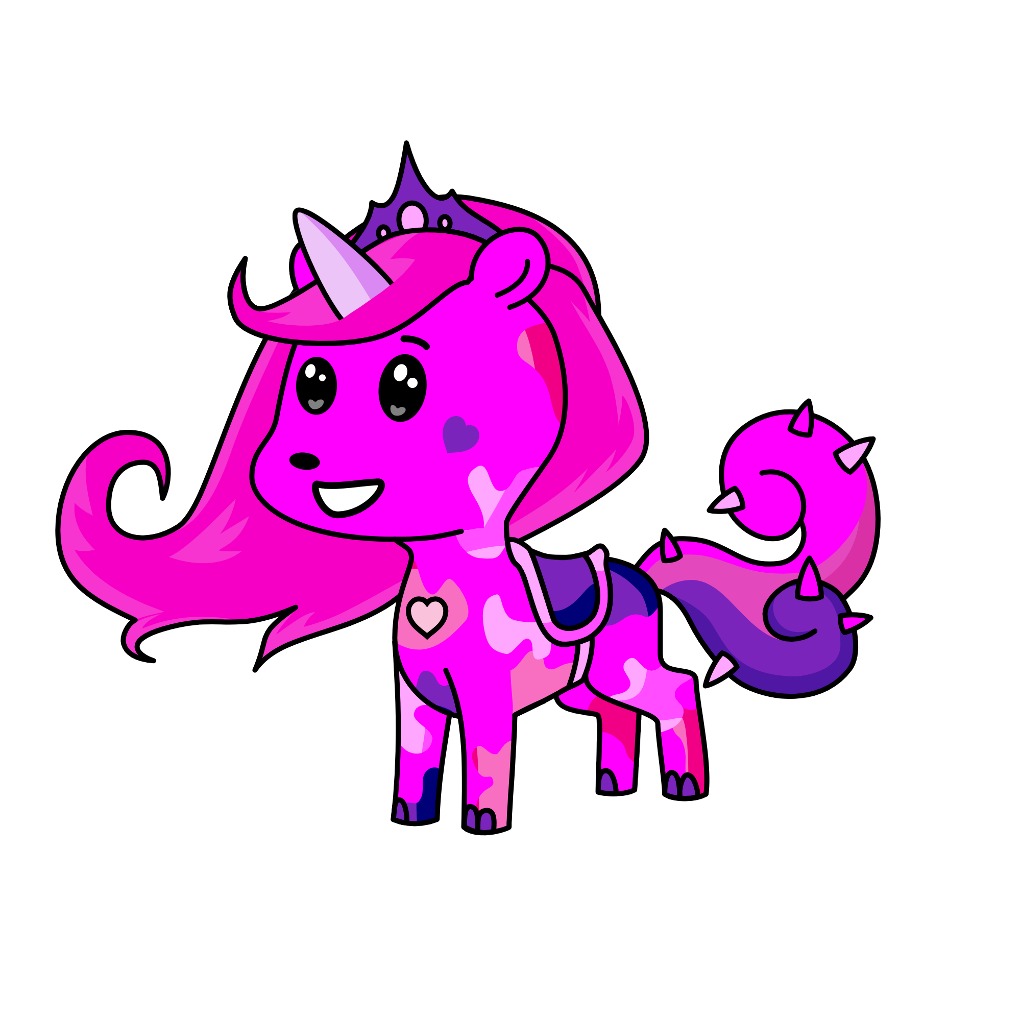 PINKALICIOUSLY PINKY PINKITY PINKLY PINK AND PREPPY AND PINKY PINKNESS (and purple), the unicorn