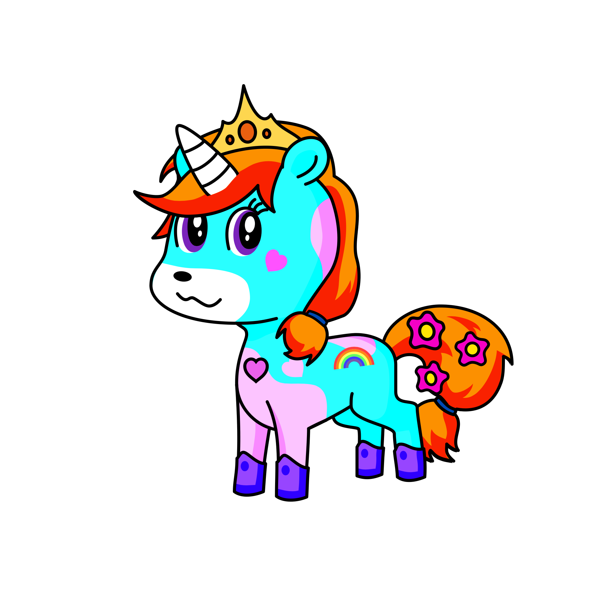 Gdhdh, the unicorn