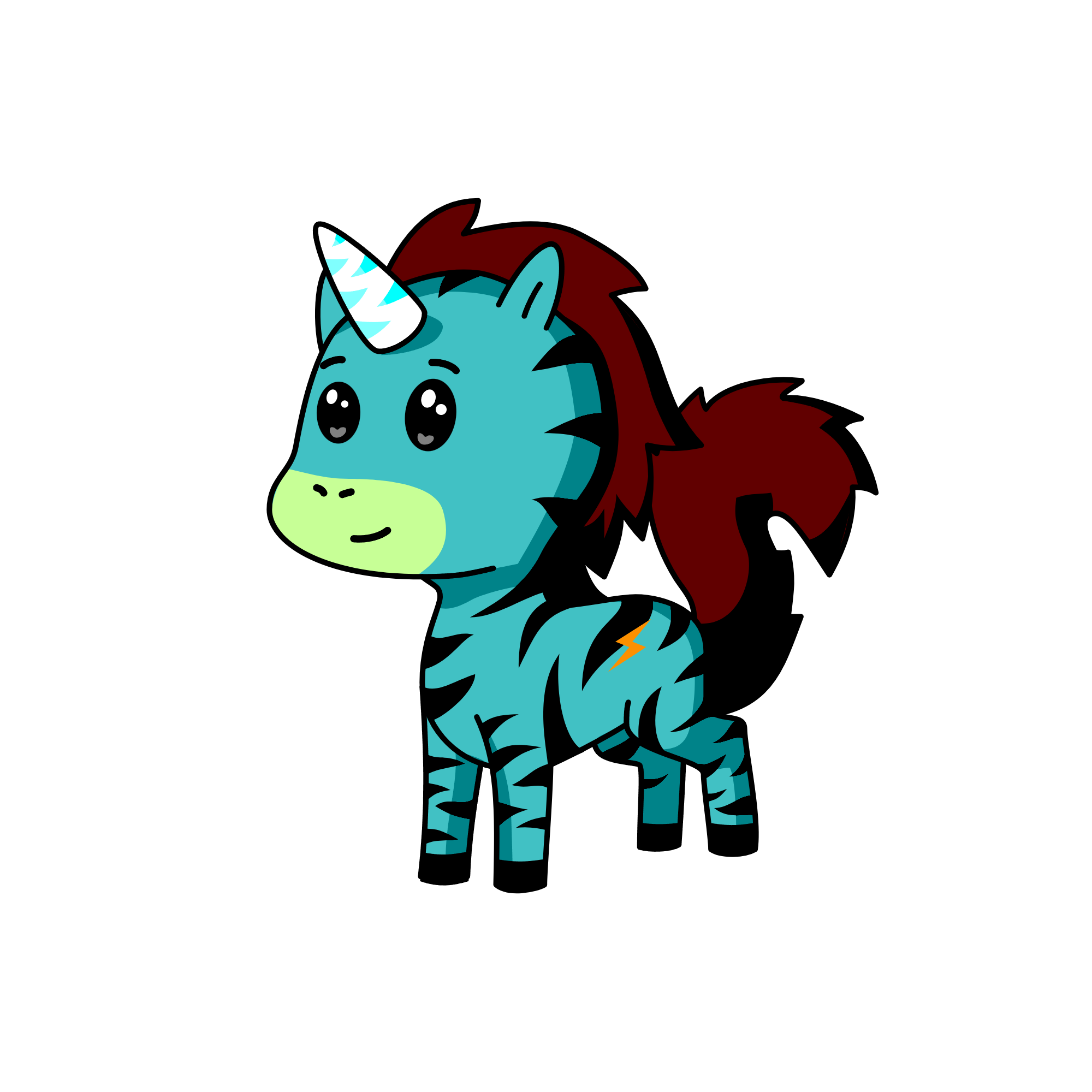 NOT REAL unicorn gliter bomb, the unicorn