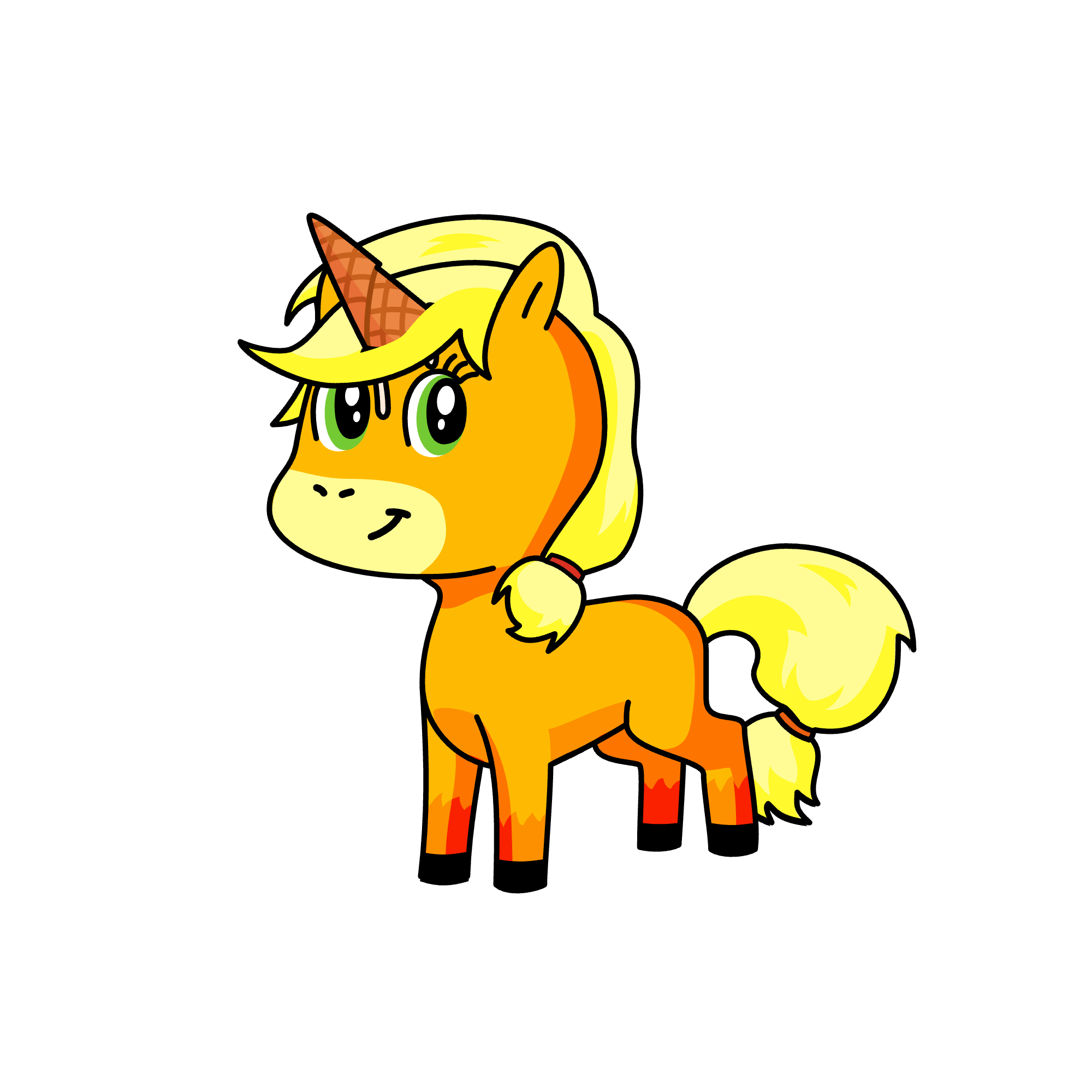 applejack, the unicorn