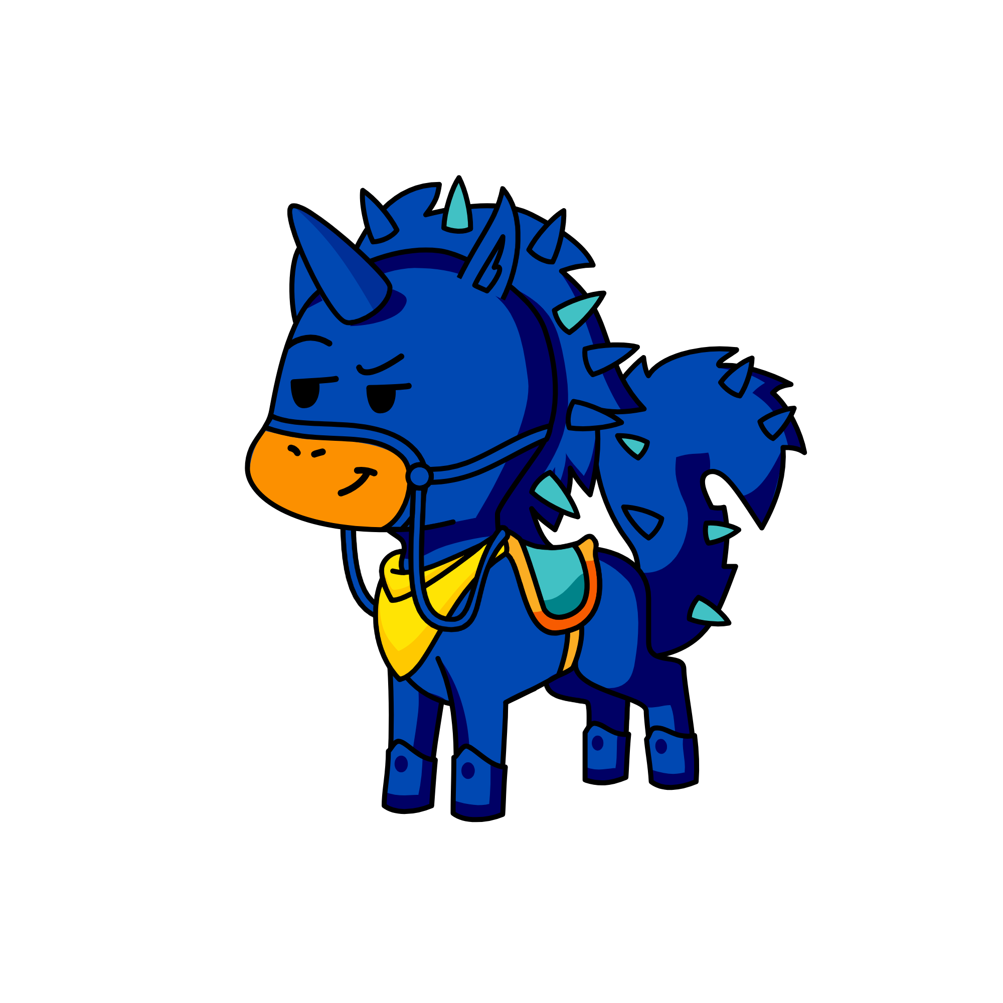 Xanh, the unicorn