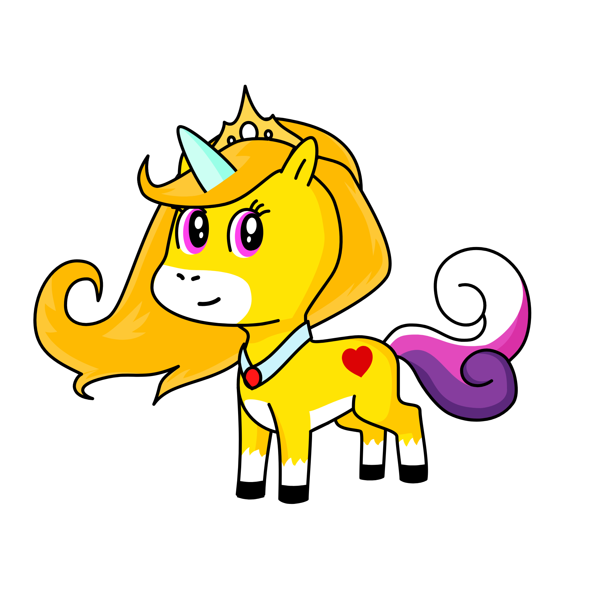 Little Princess, the unicorn