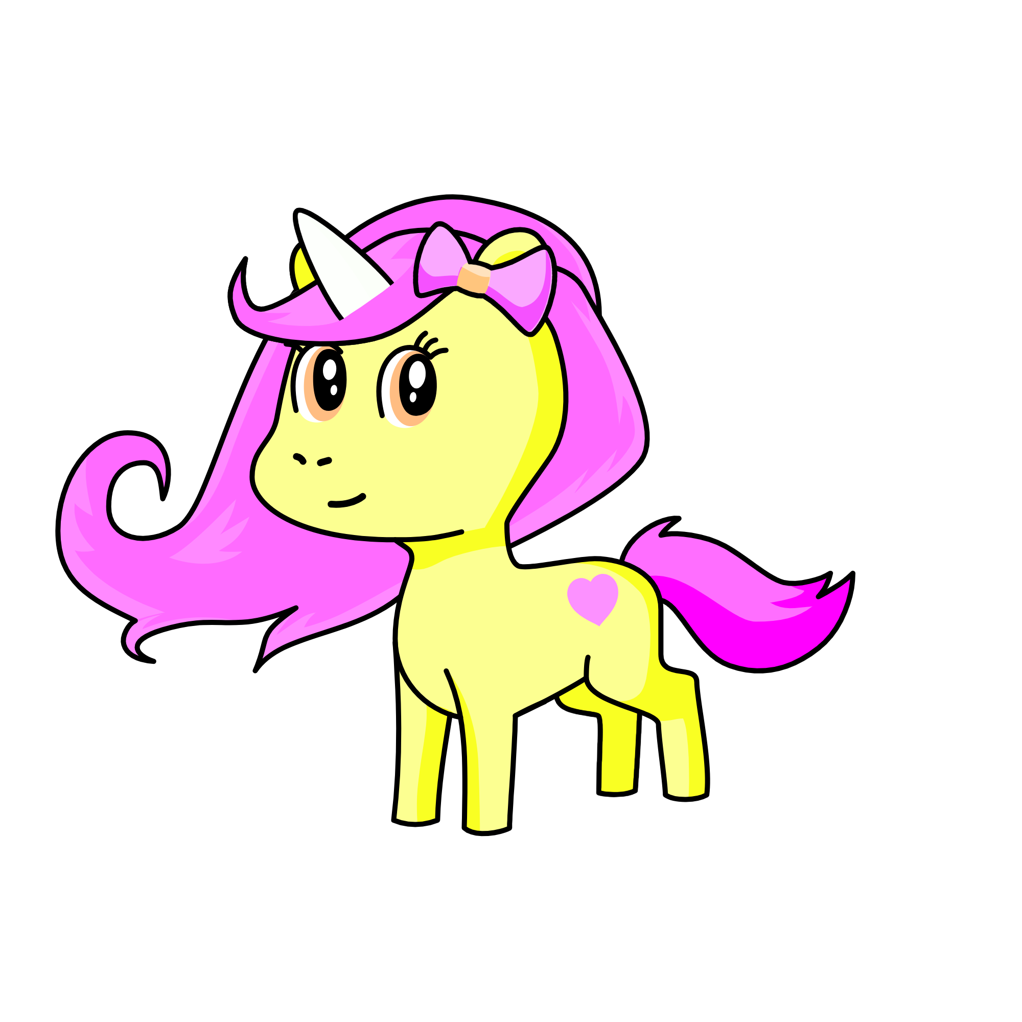 Apple bloom, the unicorn