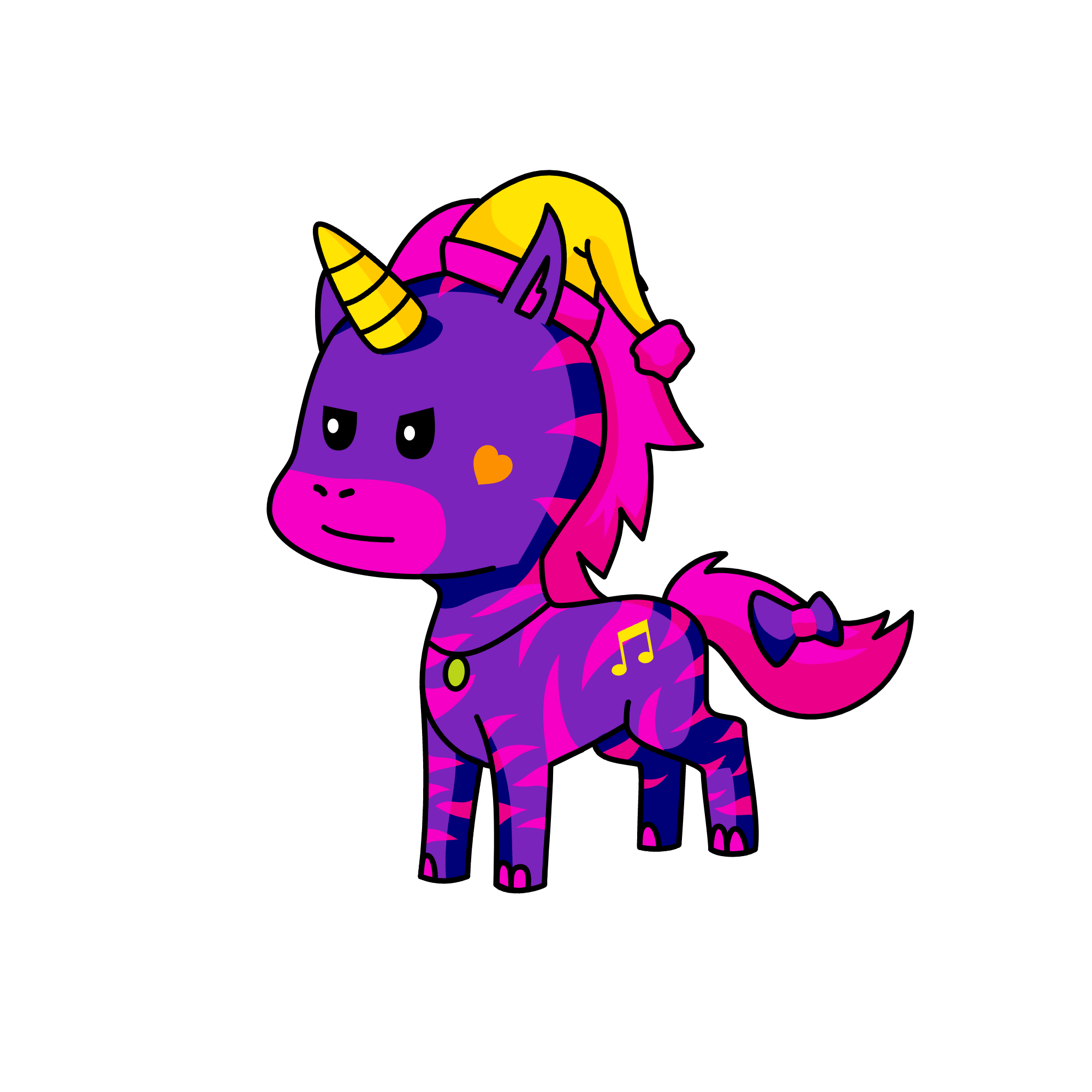 snowy , the unicorn