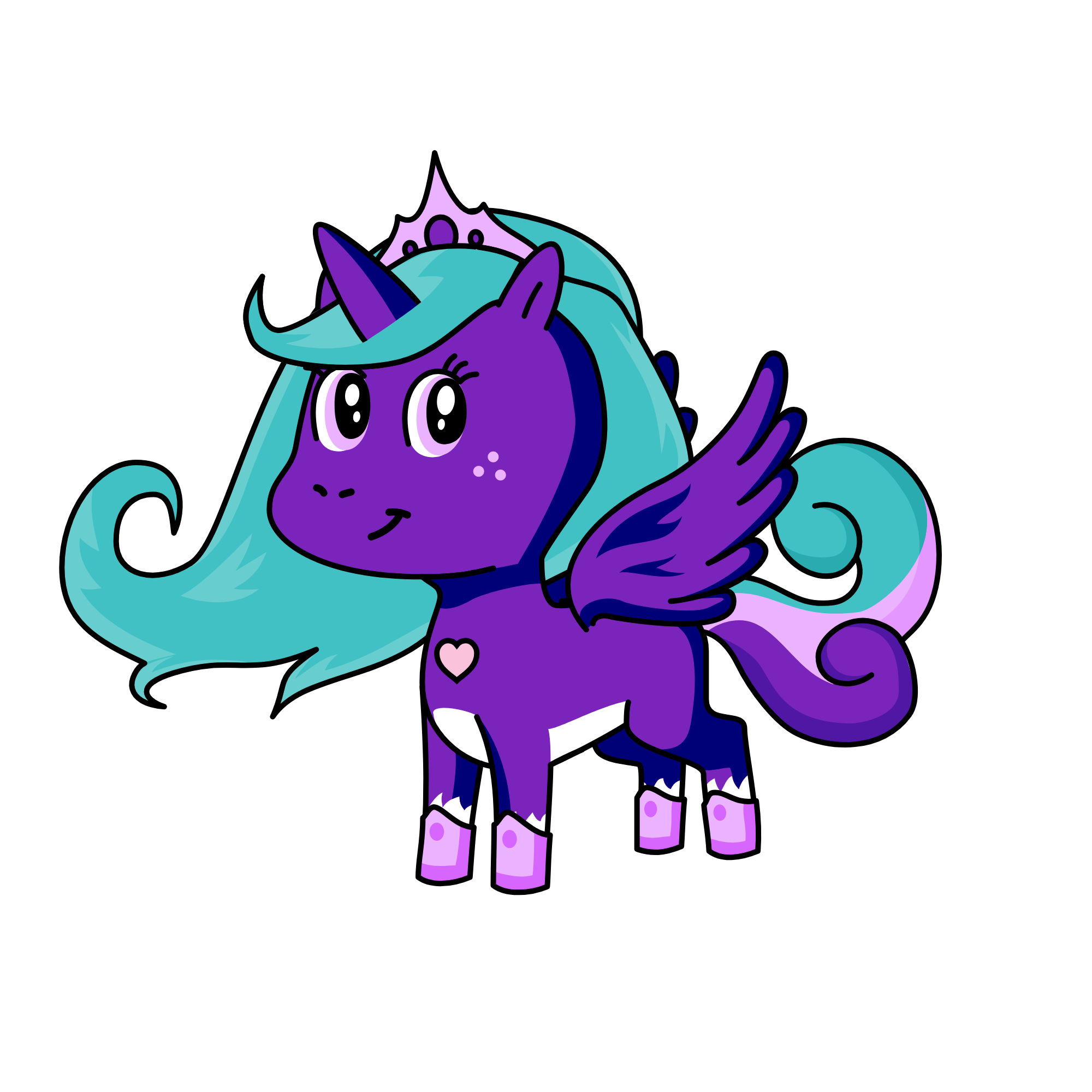princess rose, the unicorn
