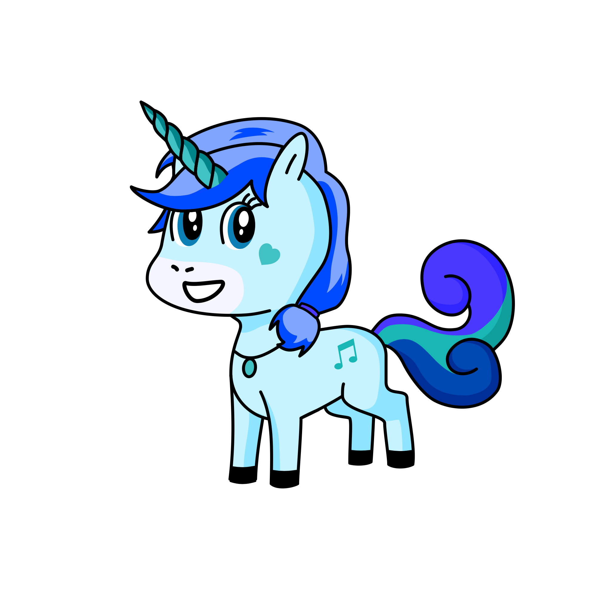 Snow White, the unicorn