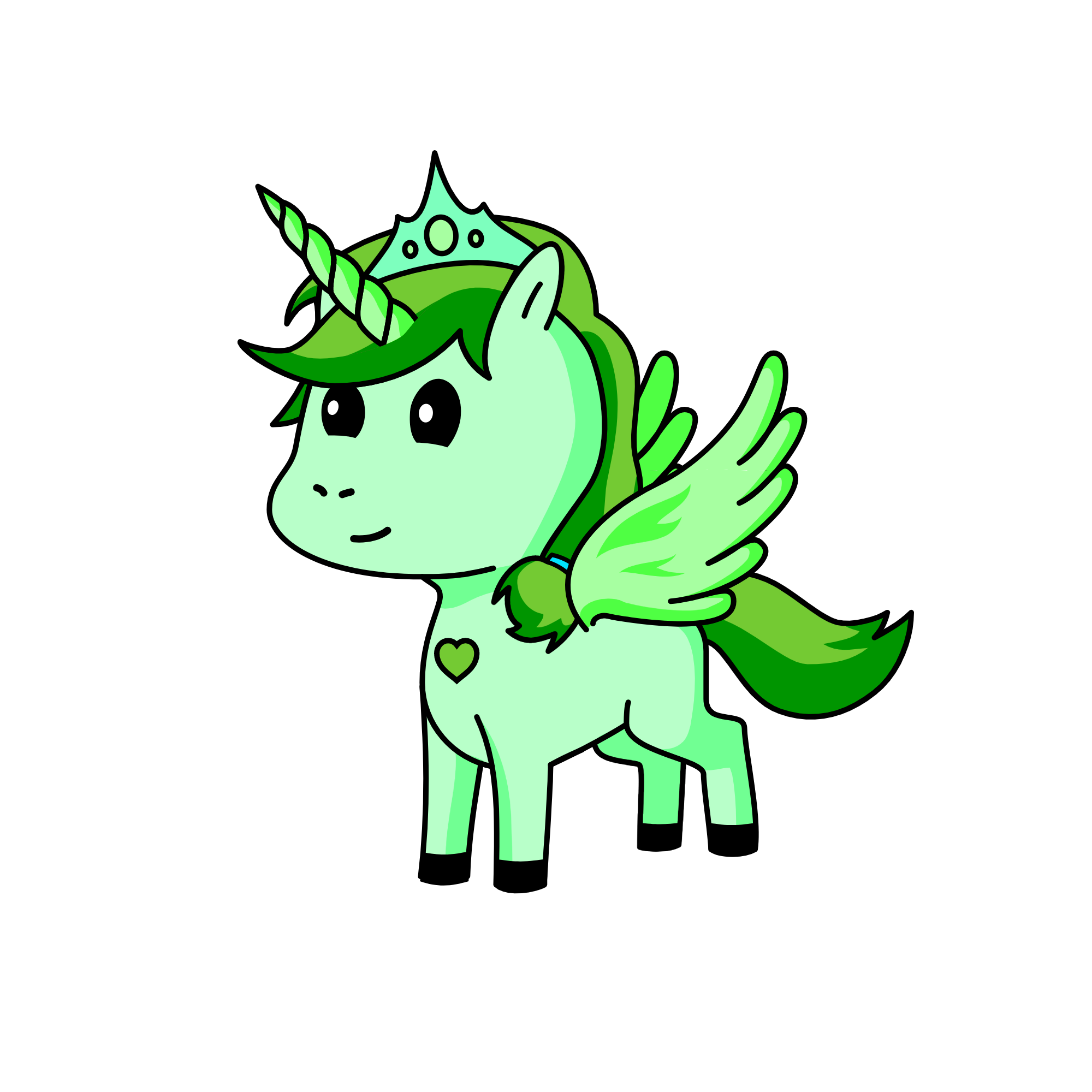 Grass, the unicorn