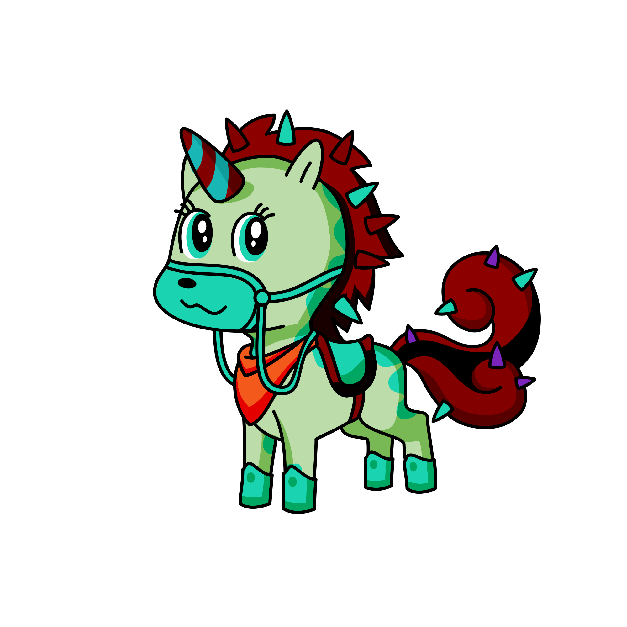 Haly, the unicorn