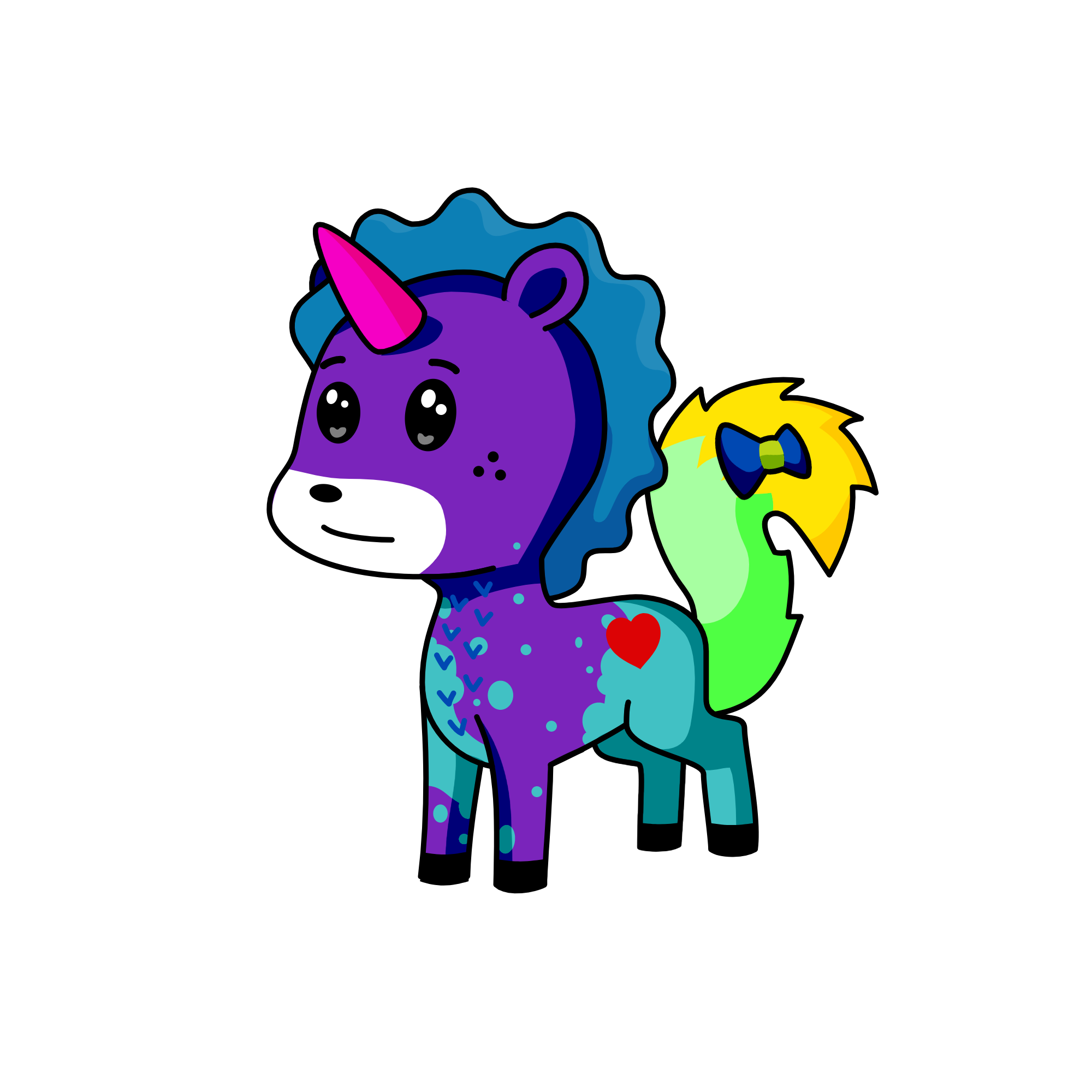 dummy, the unicorn