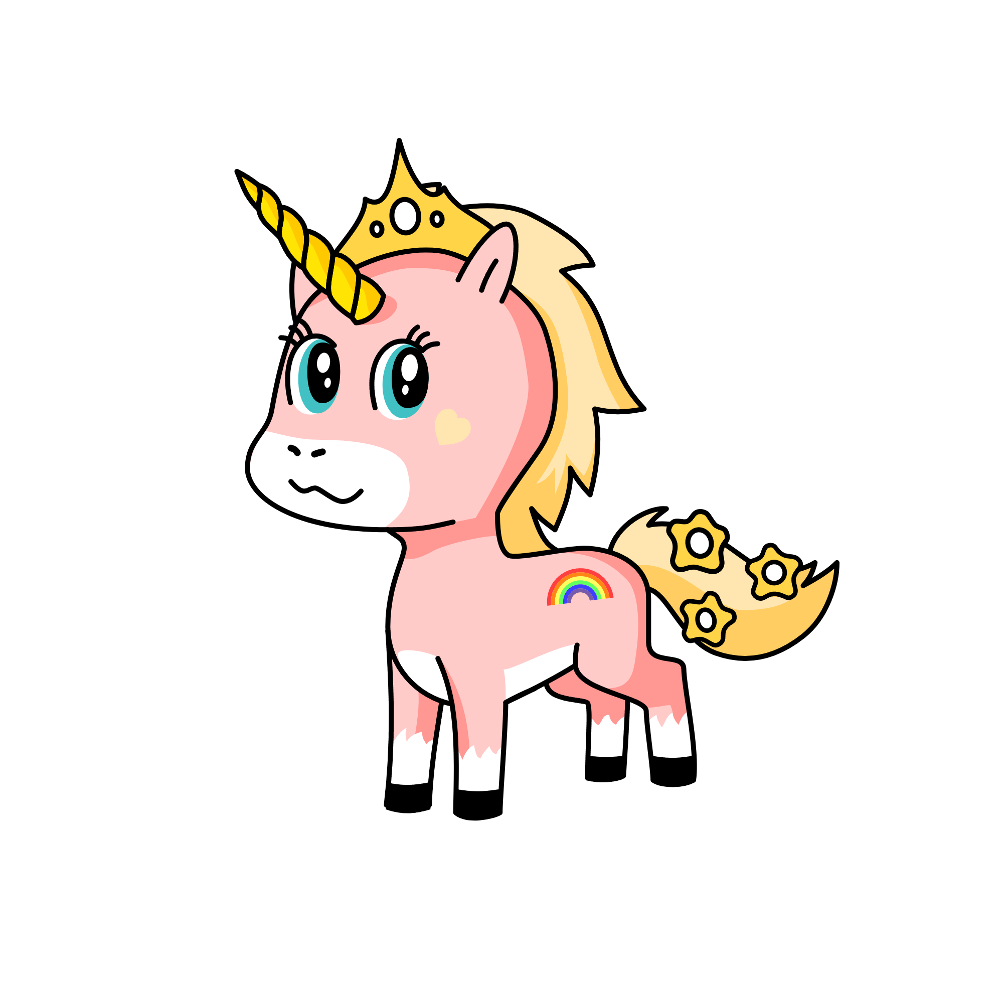 princess bubble, the unicorn