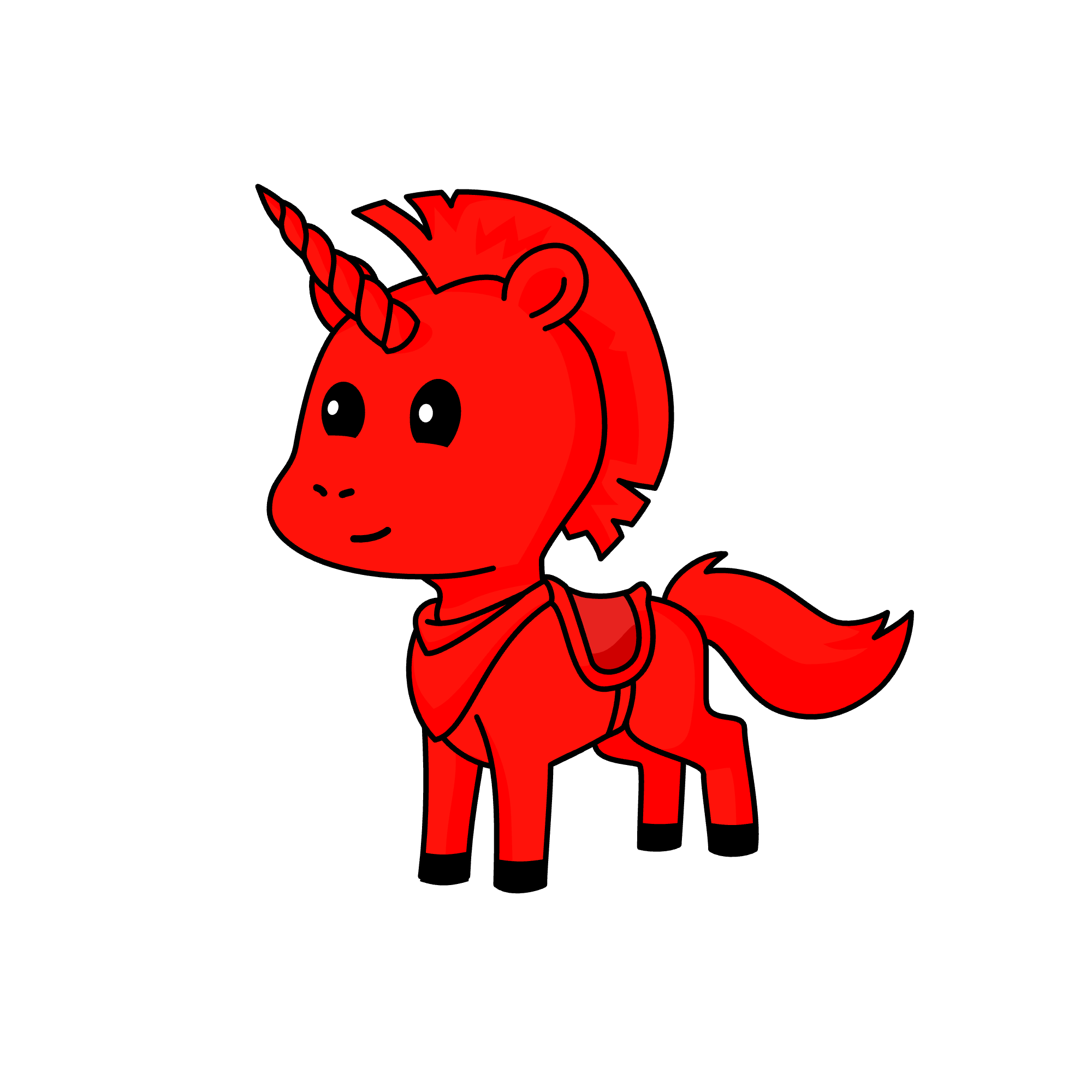 Red, the unicorn